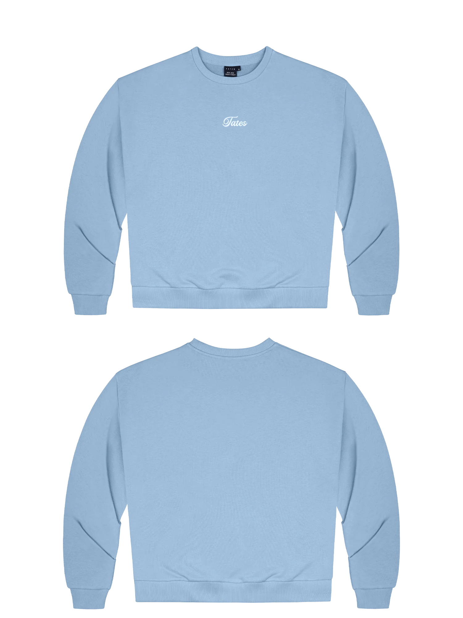 Basic (Build your own) Light Sweater – Dusty Blue