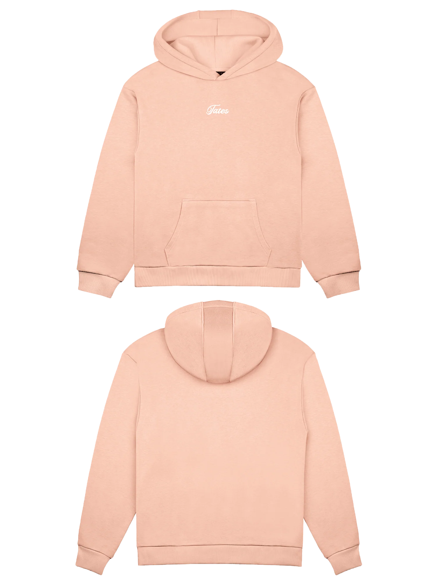Basic (Build your own) Light Wide Waistband Hoodie – Peach