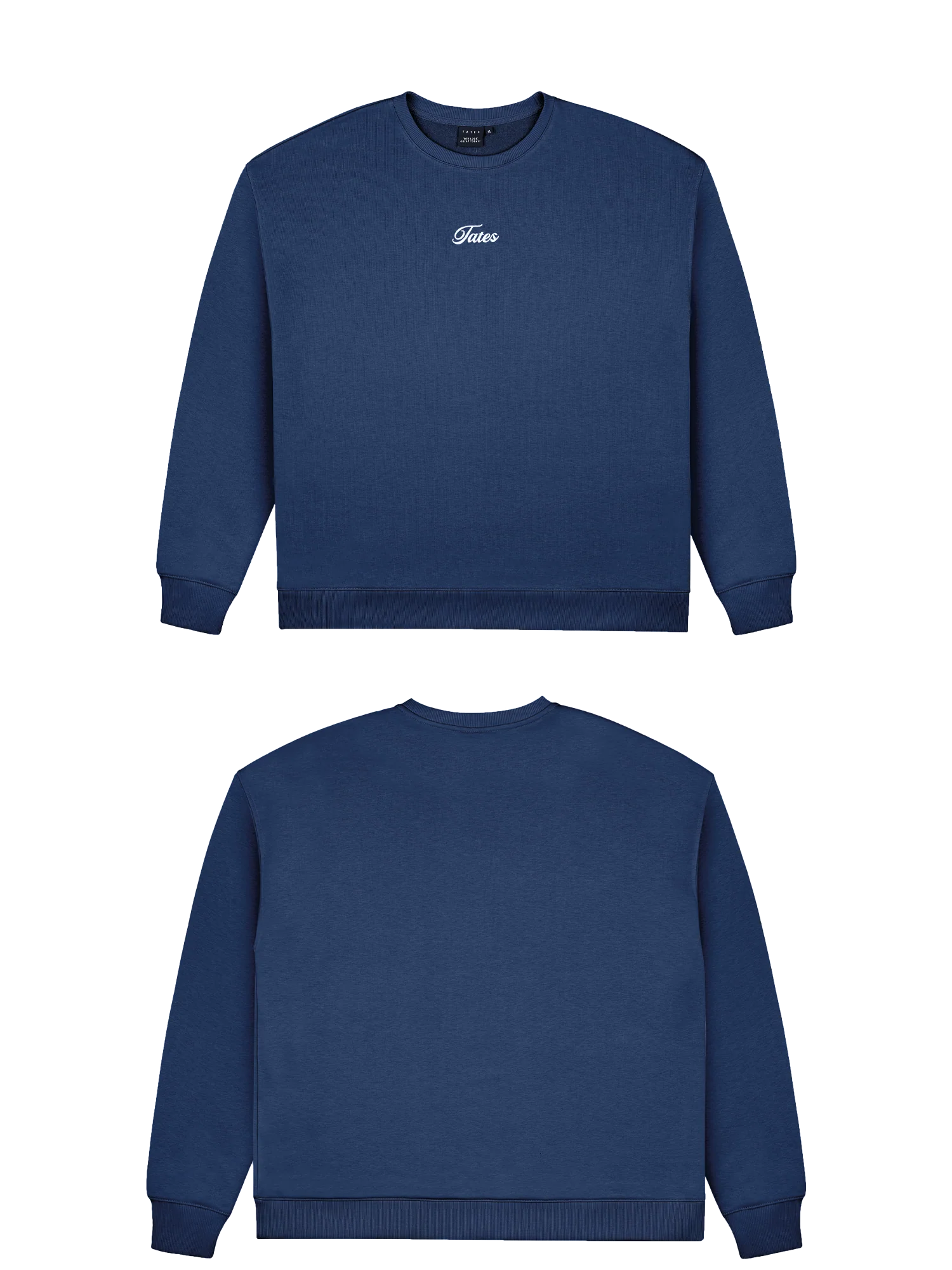 Basic (Build your own) Light Wide Waistband Sweater – Navy