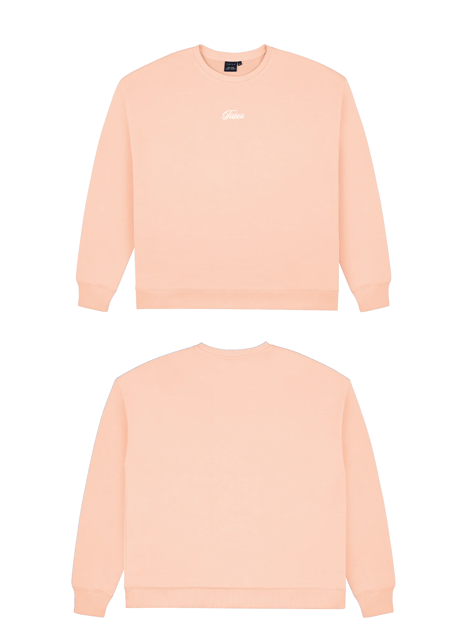Basic (Build your own) Light Wide Waistband Sweater – Peach