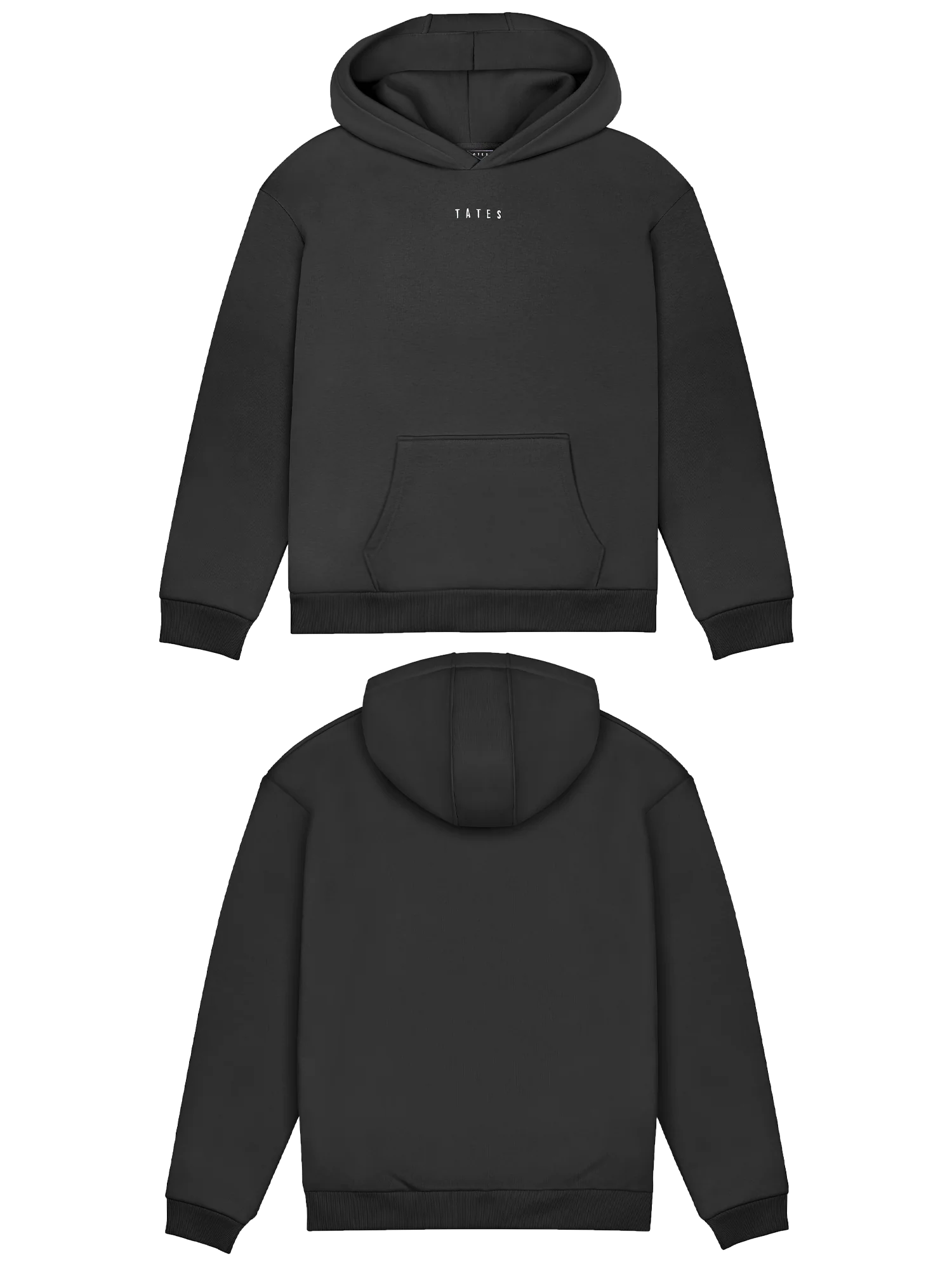 Basic (Build your own) Regular Waistband Hoodie 2.0 – Schwarz