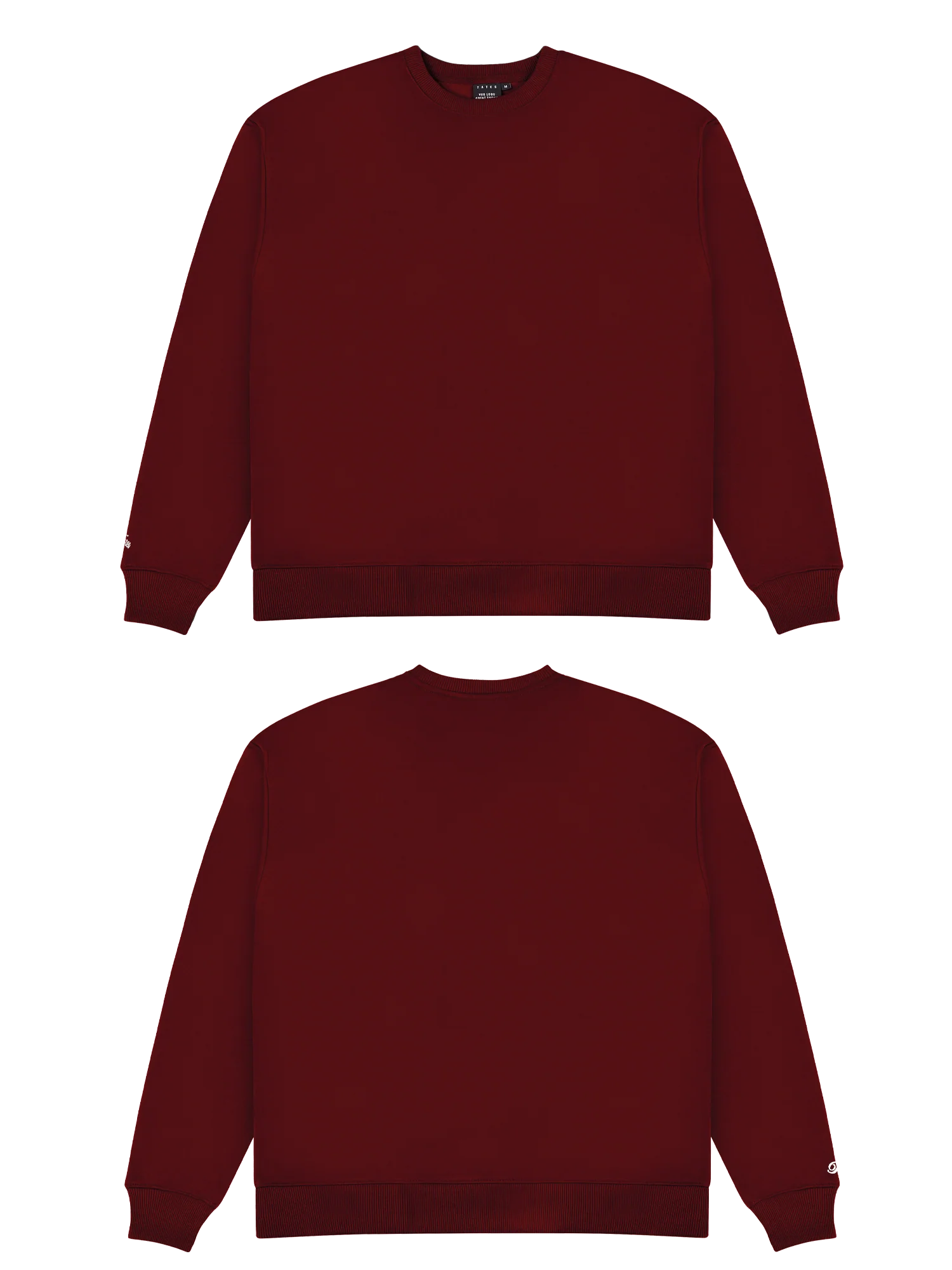 Basic (Build your own) Regular Waistband Sweater – Cranberry
