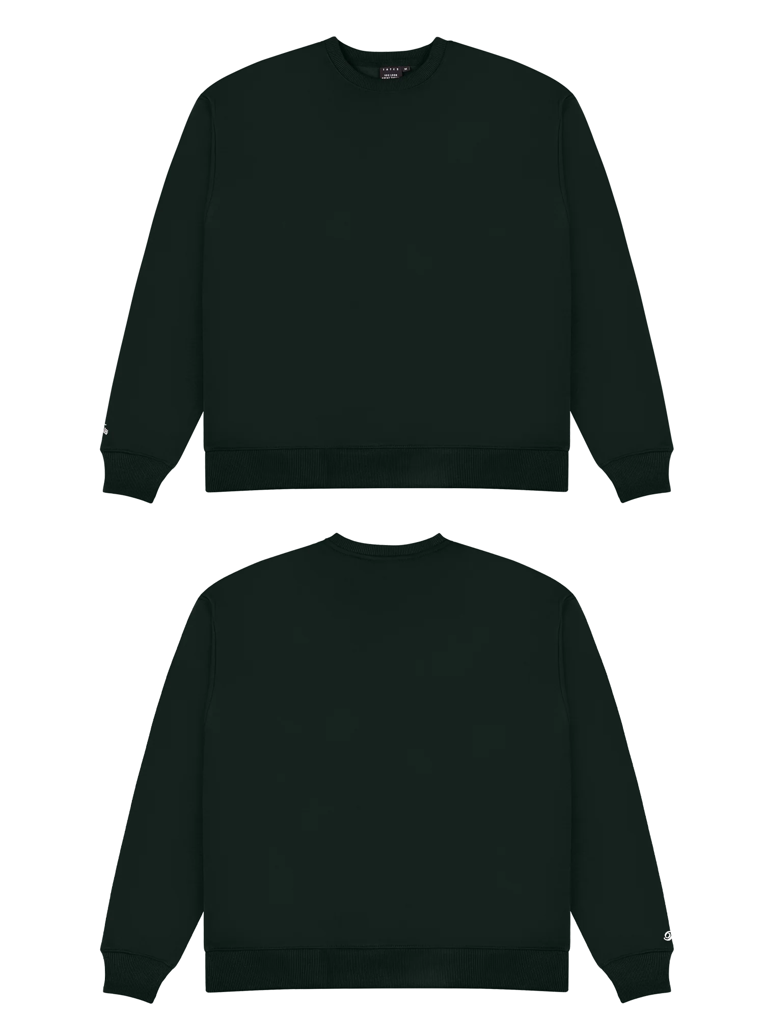 Basic (Build your own) Regular Waistband Sweater – Pine Green