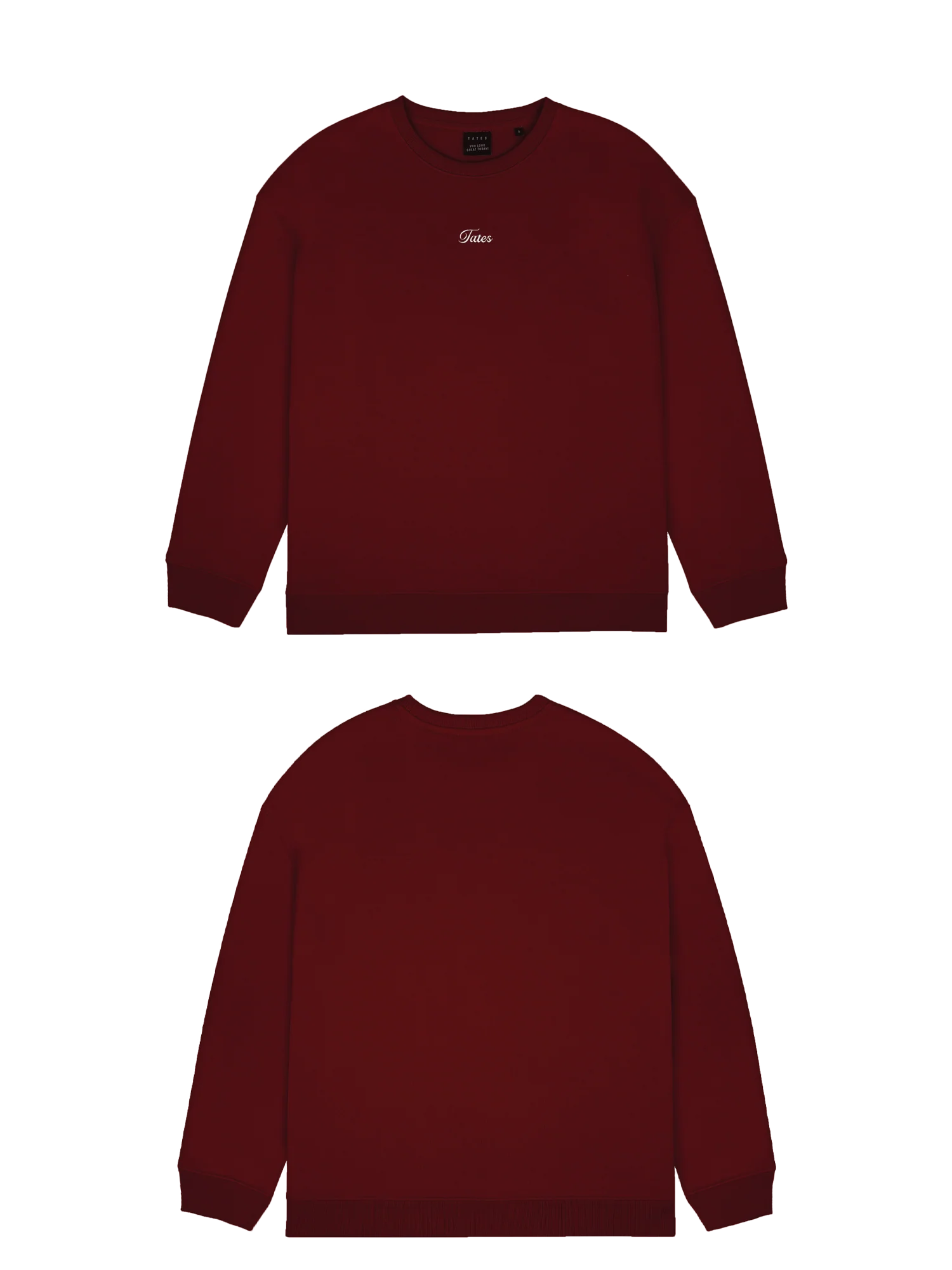 Basic (Build your own) Sweater Wide Waistband 2.0 – Cranberry