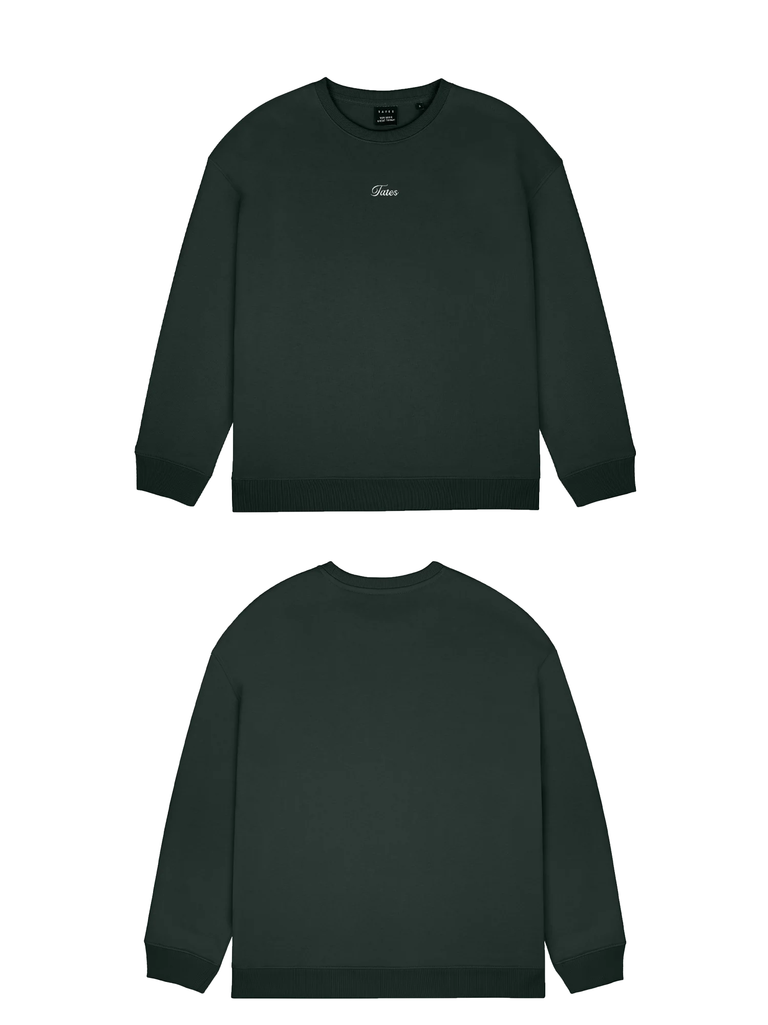 Basic (Build your own) Sweater Wide Waistband 2.0 – Pine Green