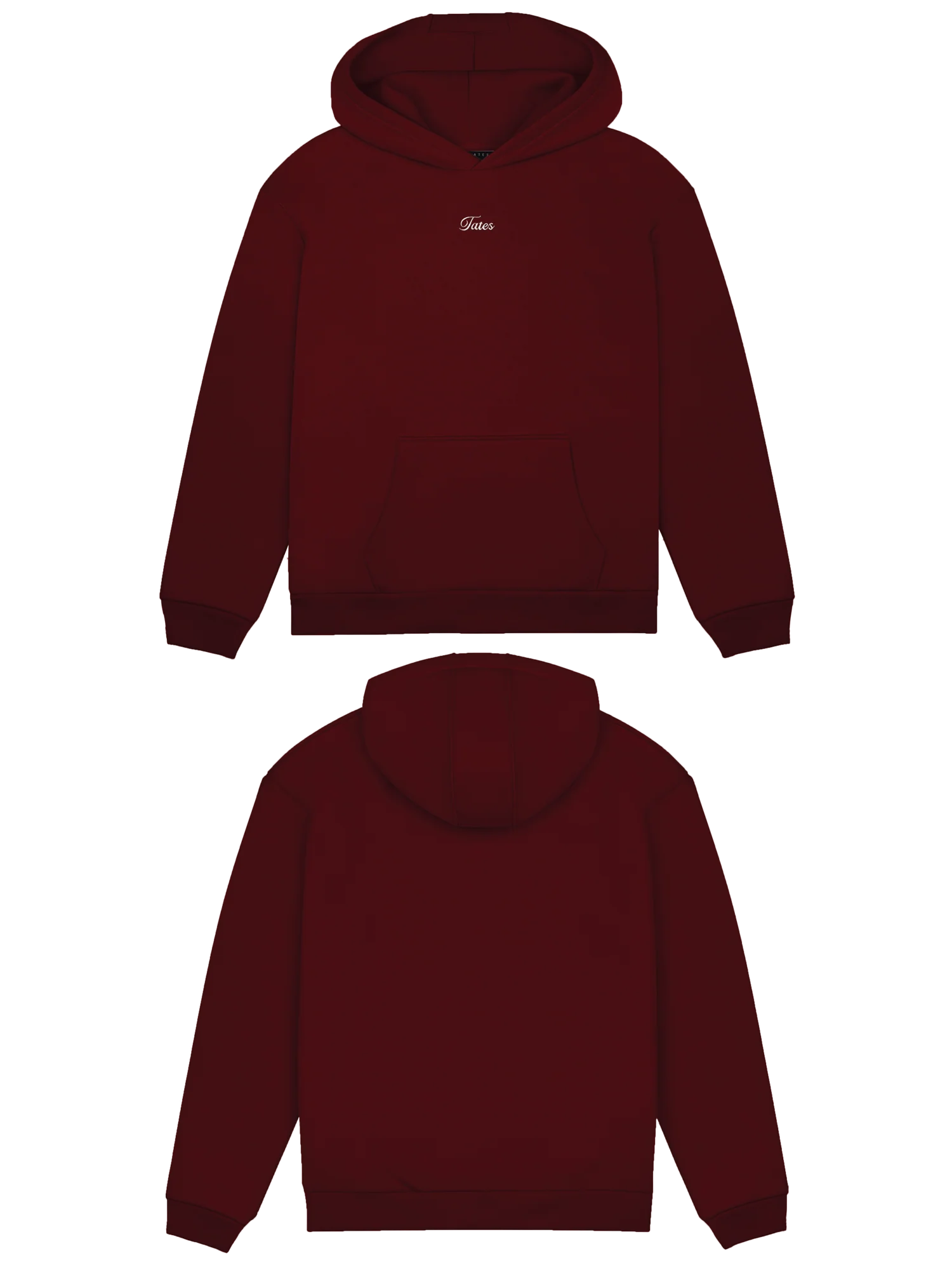 Basic (Build your own) Wide Waistband Hoodie 2.0 – Cranberry