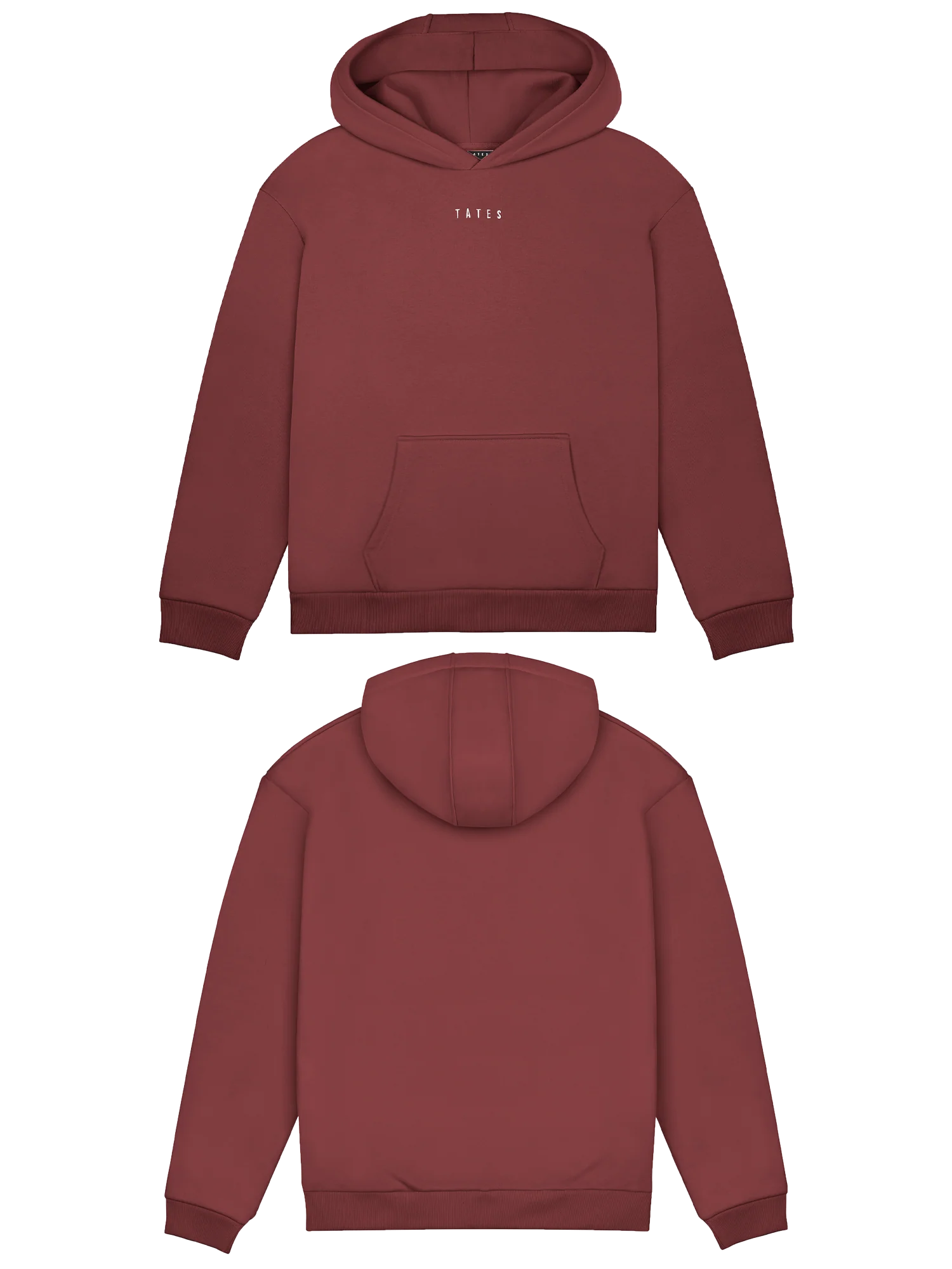 Basic (Build your own) Wide Waistband Hoodie – Bordeaux