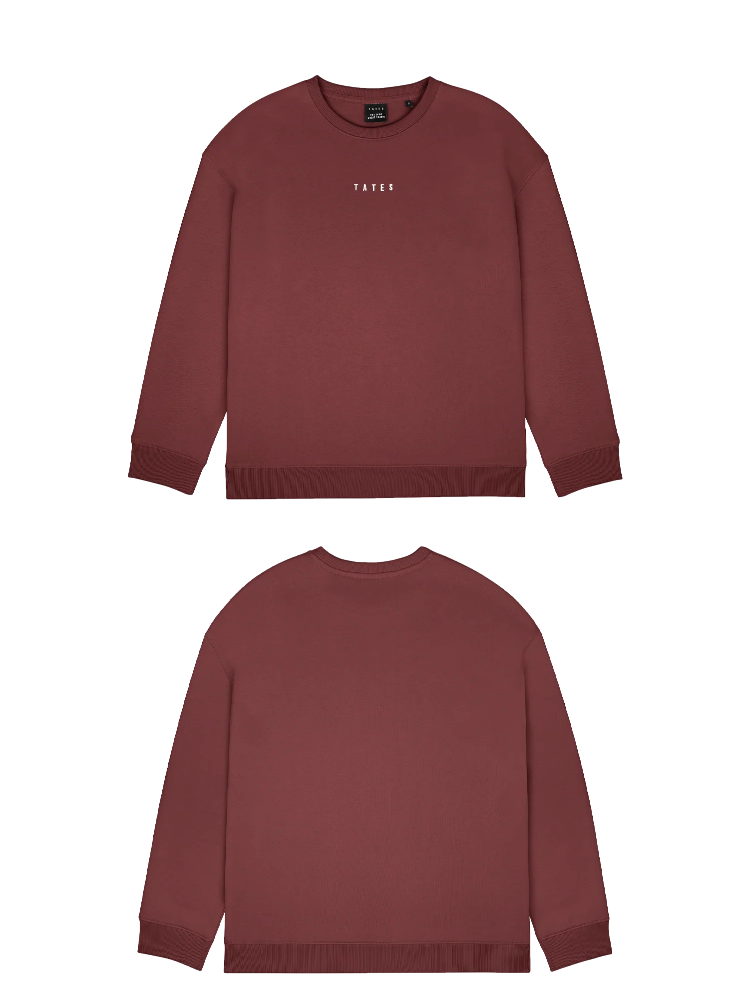 Basic (Build your own) Wide Waistband Sweater – Bordeaux