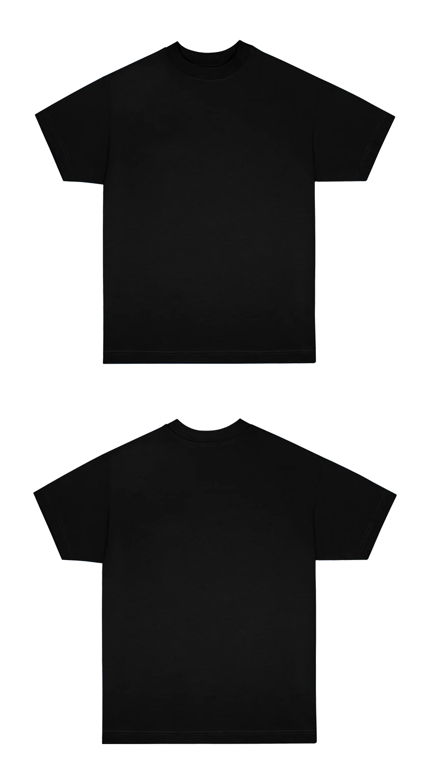 Basic (Build your own) Oversized T-Shirt 2.0 – Schwarz