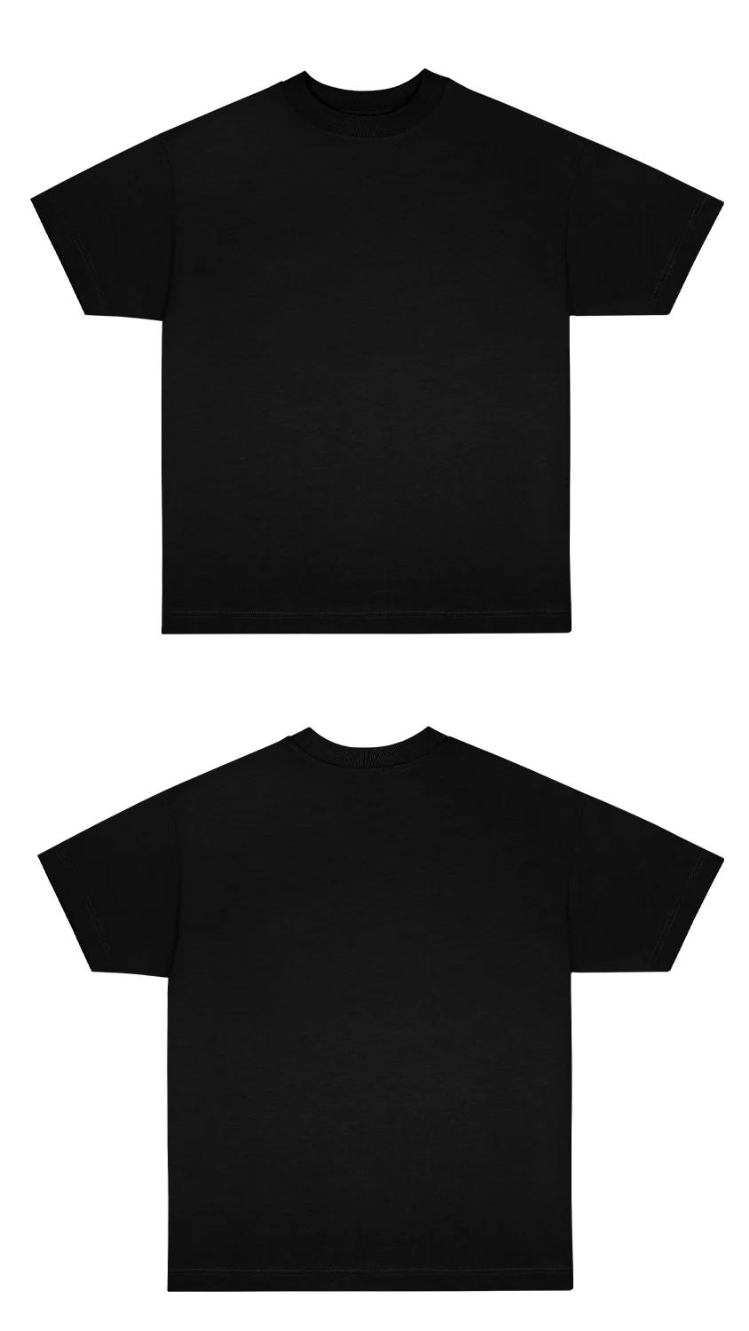Basic (Build your own) Oversized T-Shirt 3.0 – Schwarz