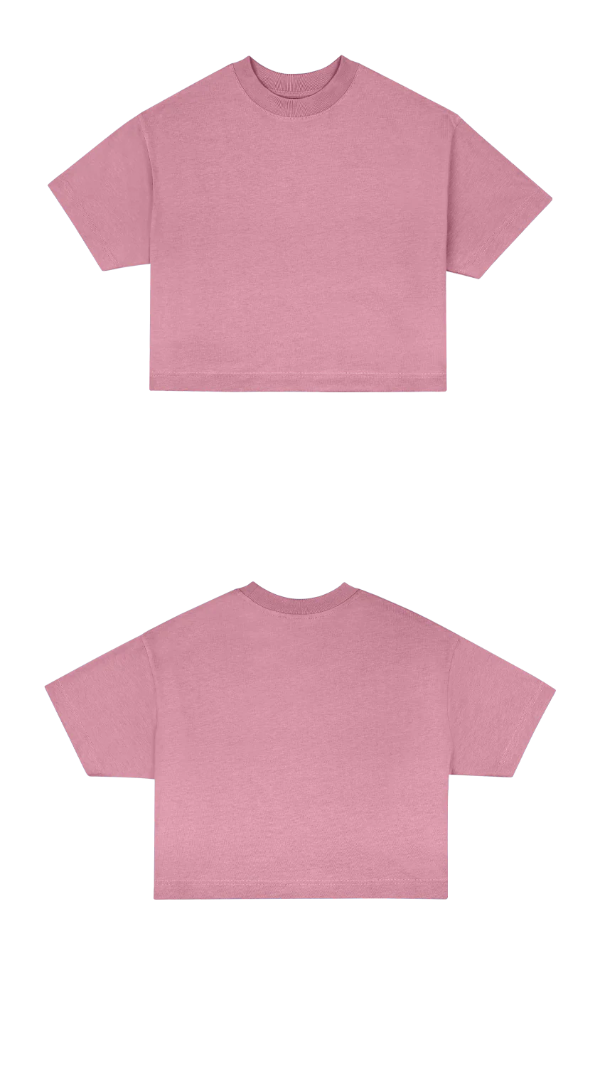Basic (Build your own) Crop T-Shirt – Rouge