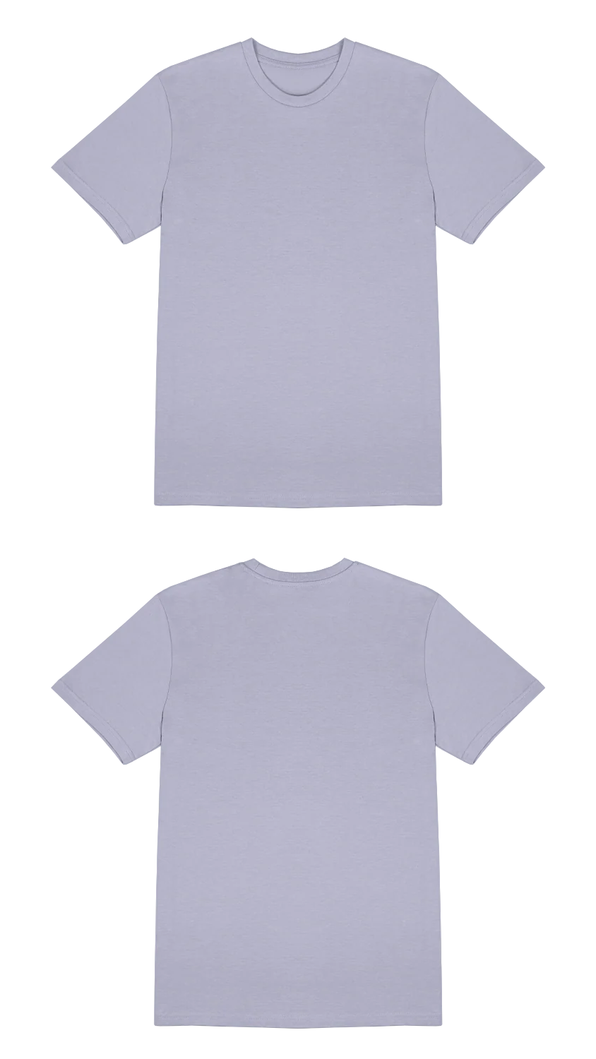 Basic (Build your own) T-Shirt Kräftige Farben – Lavender