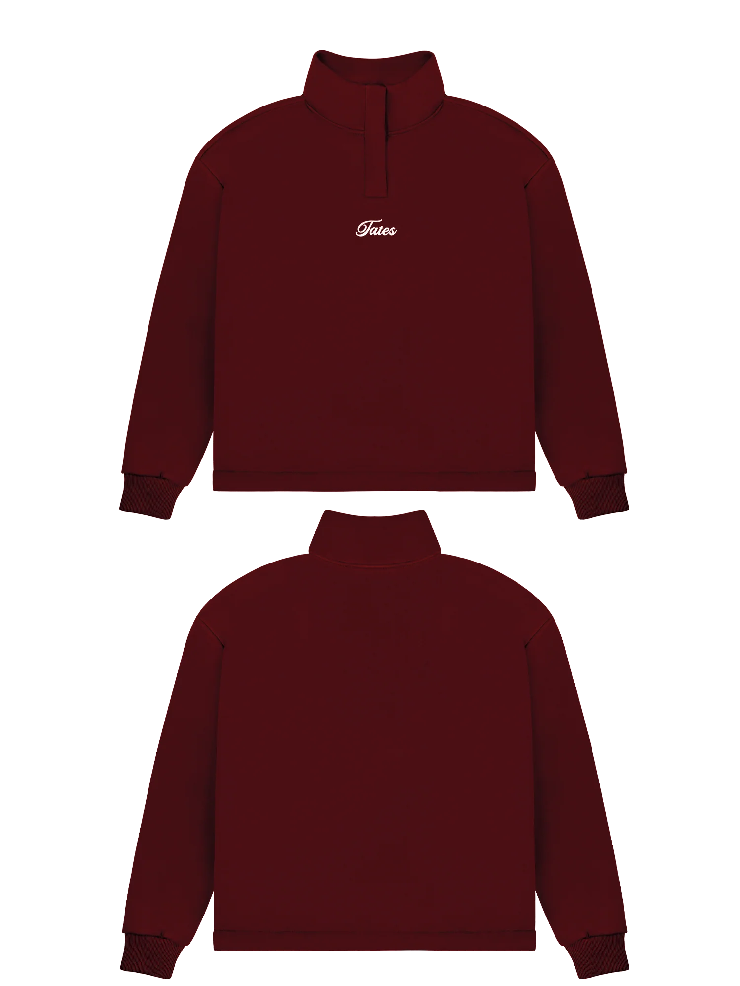 Basic (Build your own) Verstellbarer Crop Sweater – Cranberry
