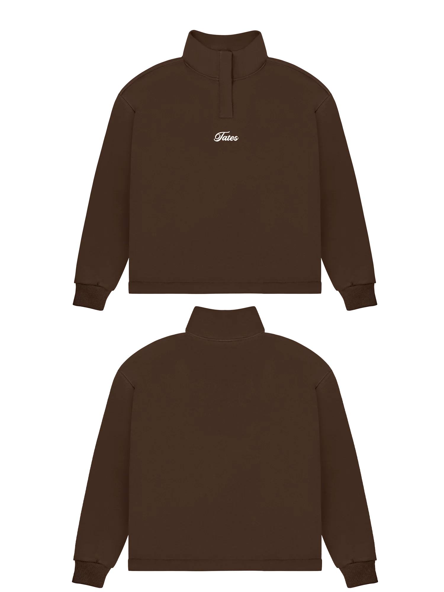 Basic (Build your own) Verstellbarer Crop Sweater – Espresso