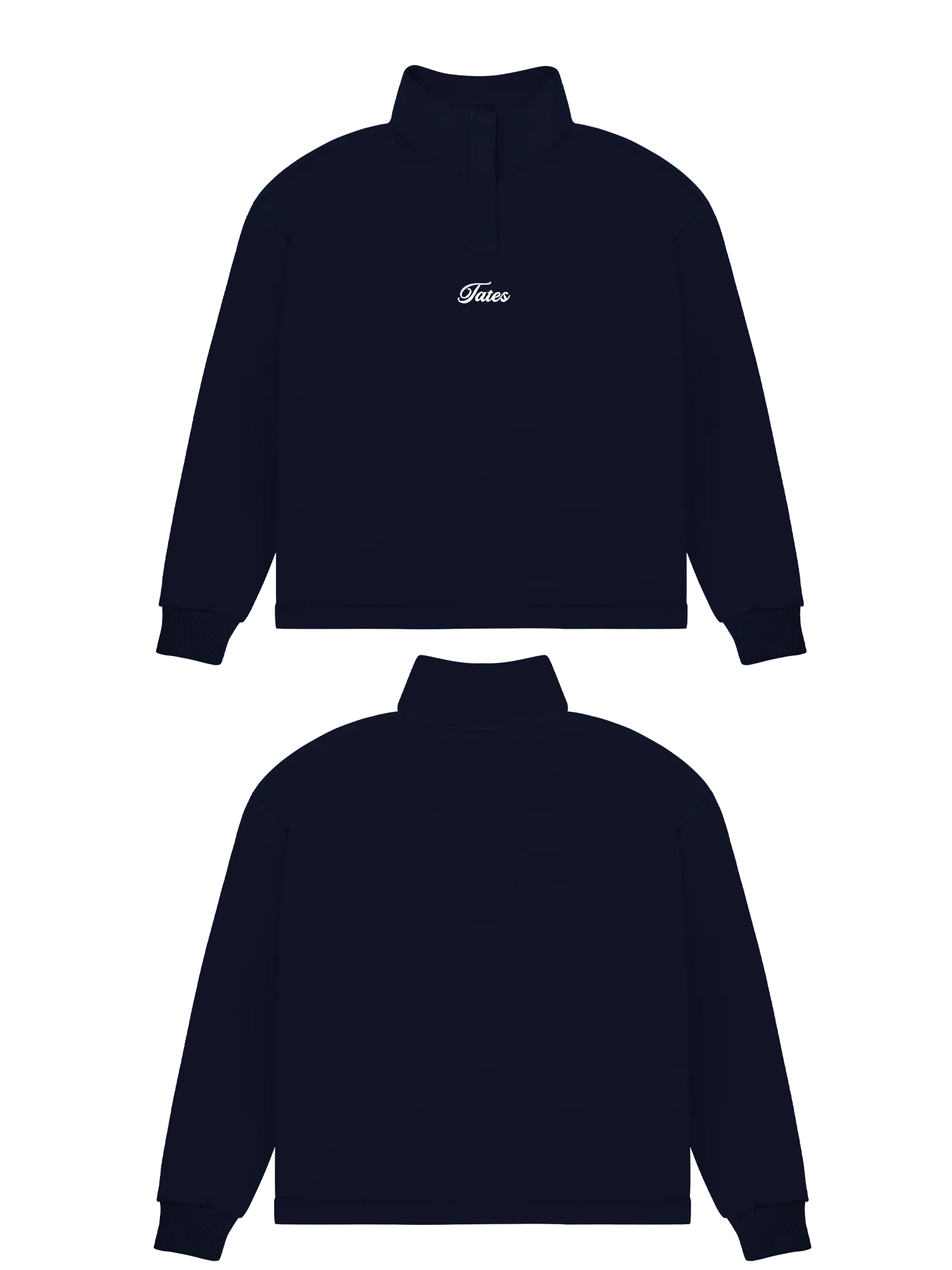Basic (Build your own) Verstellbarer Crop Sweater – Midnight Blue