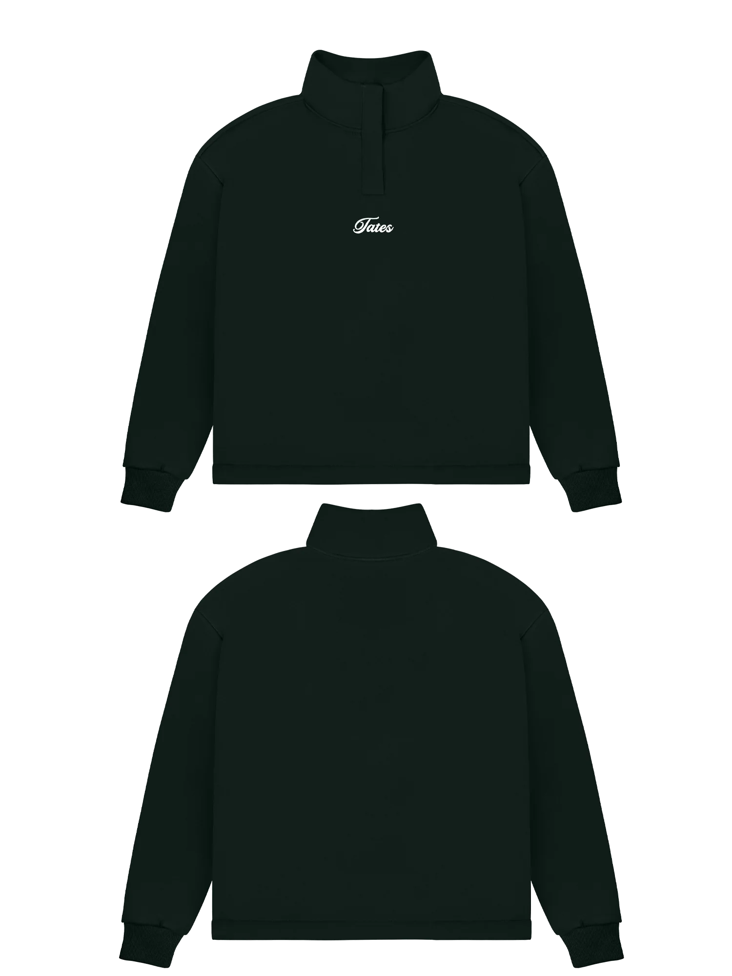 Basic (Build your own) Verstellbarer Crop Sweater – Pine Green