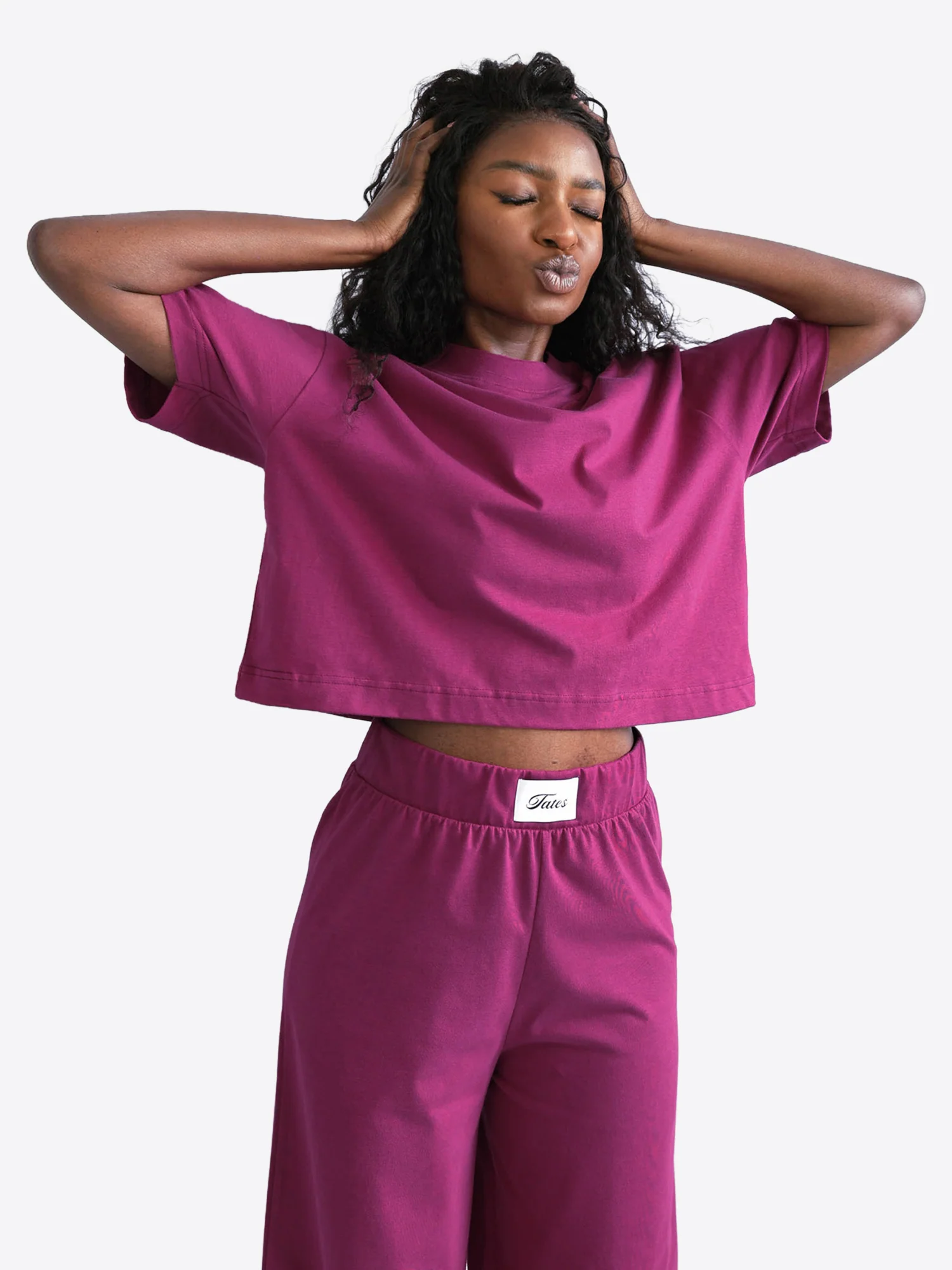 Crop T-Shirt – Berry