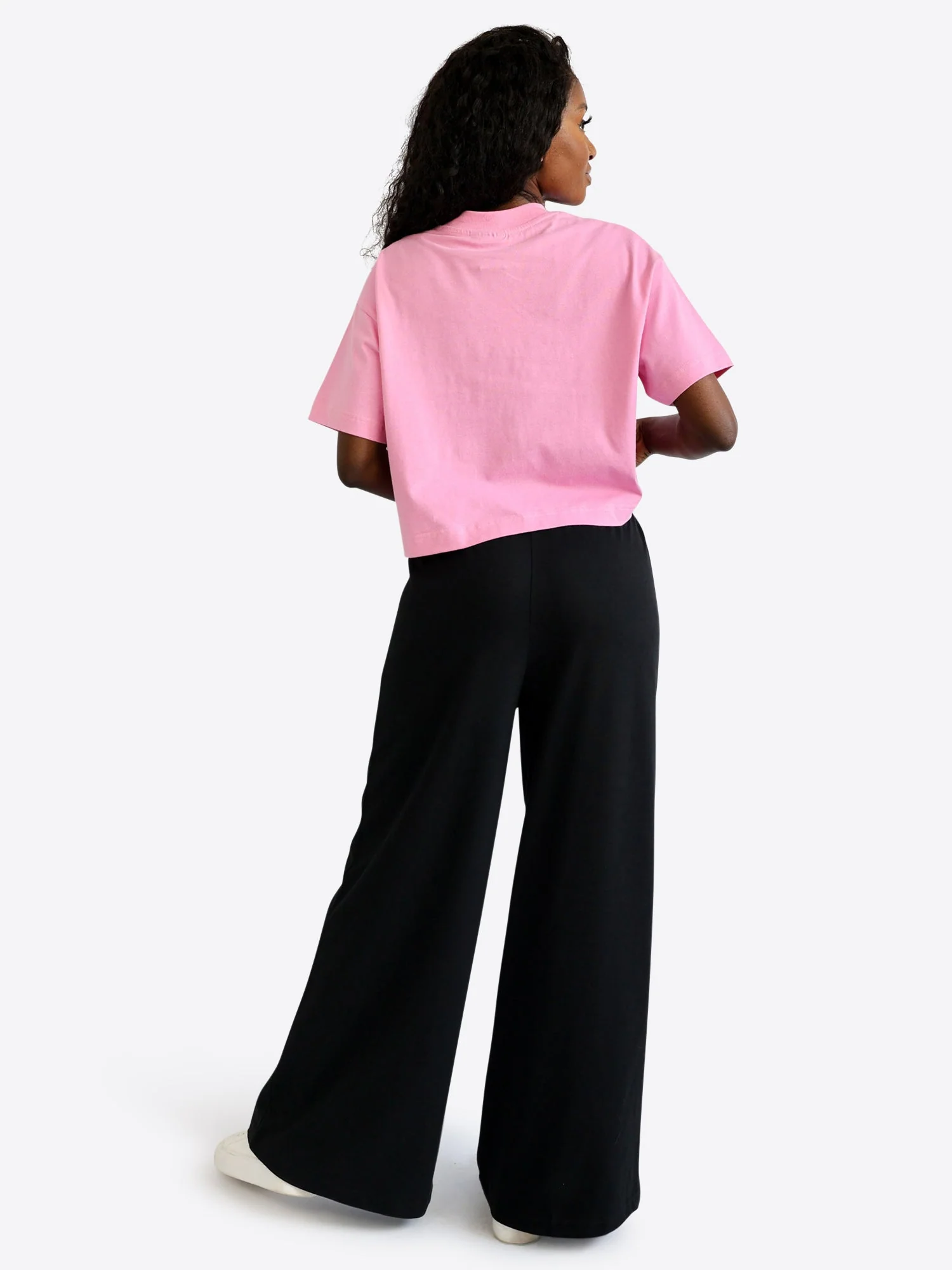 Crop T-Shirt – Bubble pink - Image 4