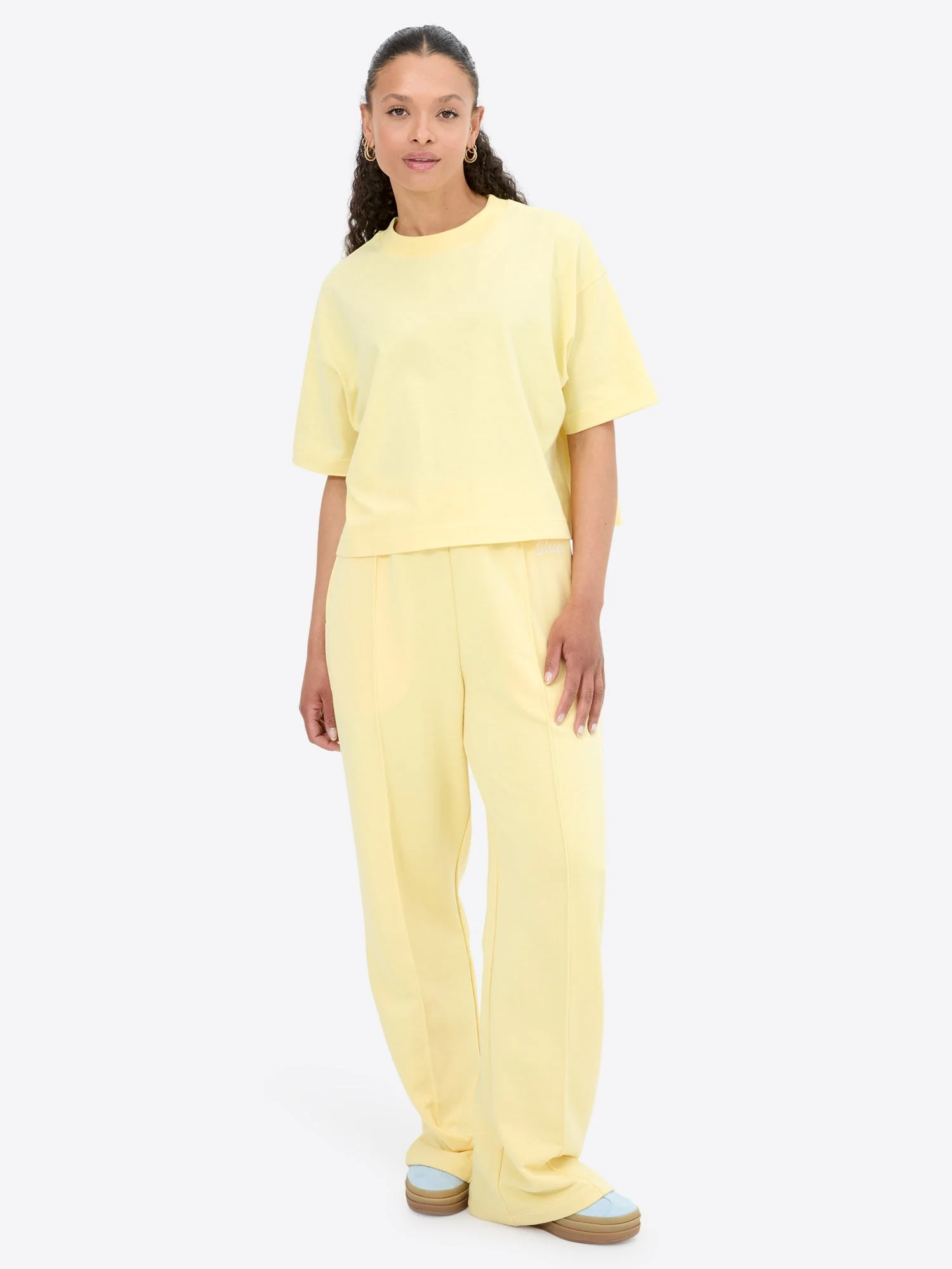 Crop T-Shirt – Butter Yellow - Image 3
