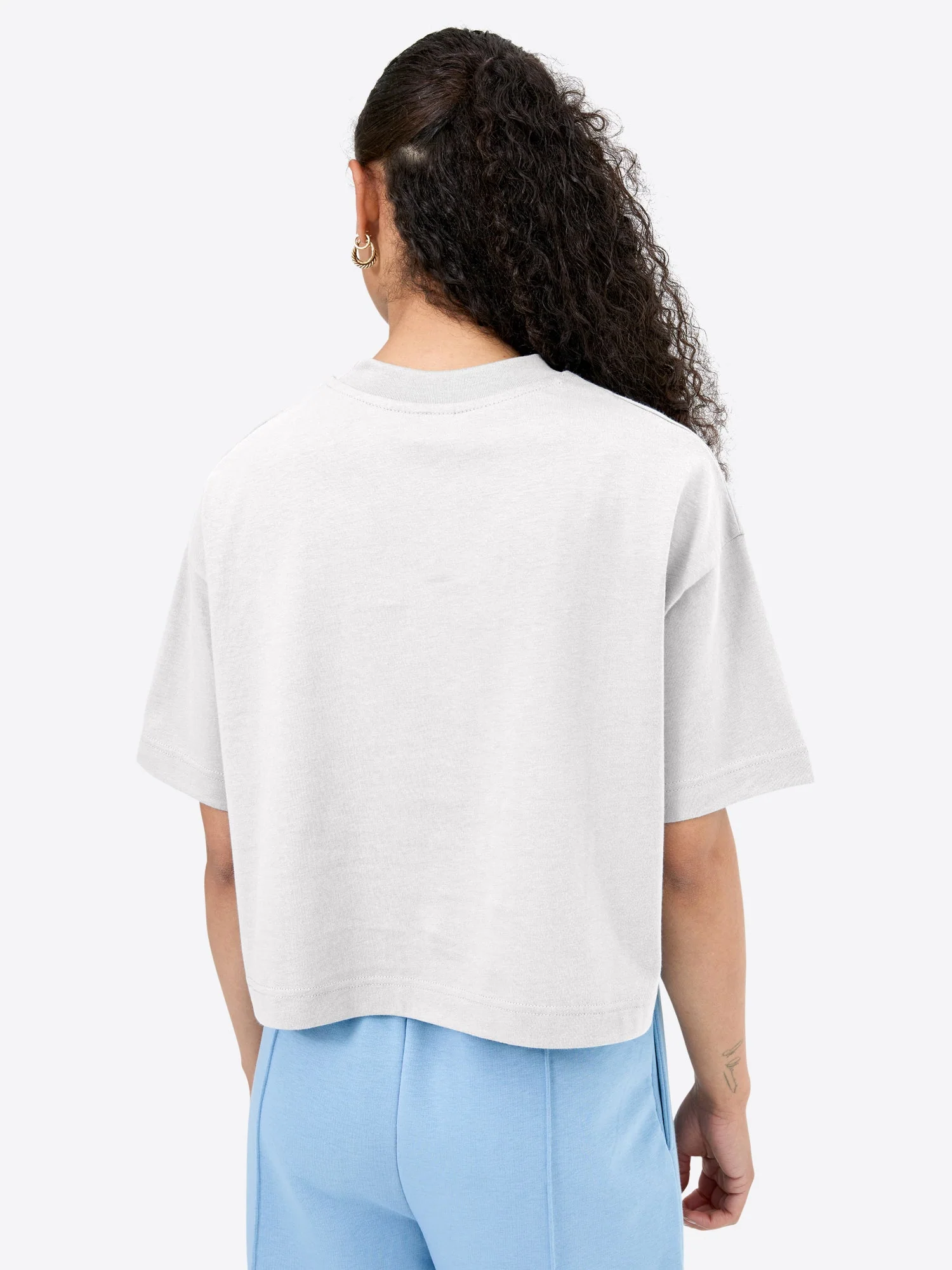 Crop T-Shirt – Off white - Image 4