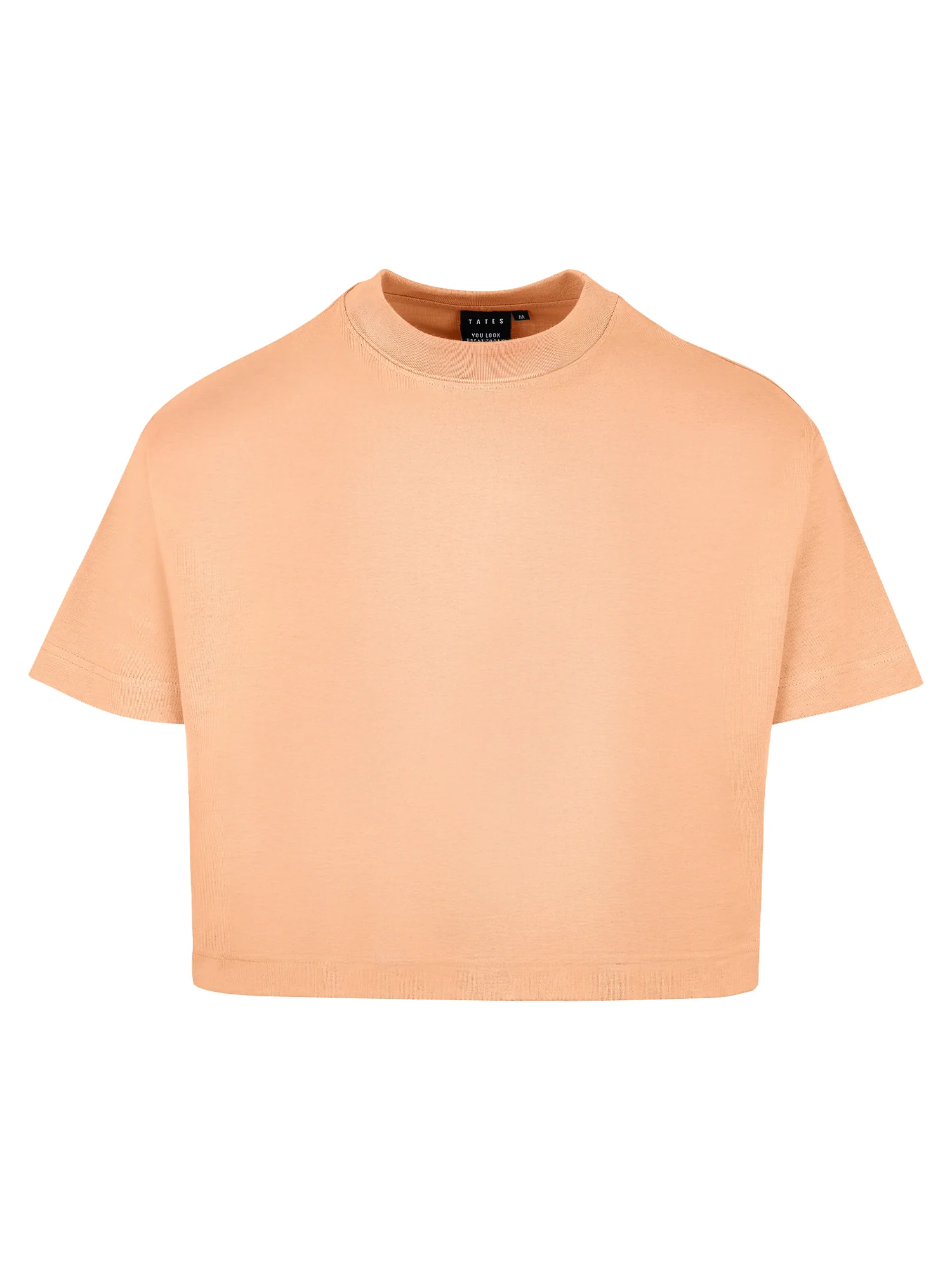 Crop T-Shirt – Peach - Image 2