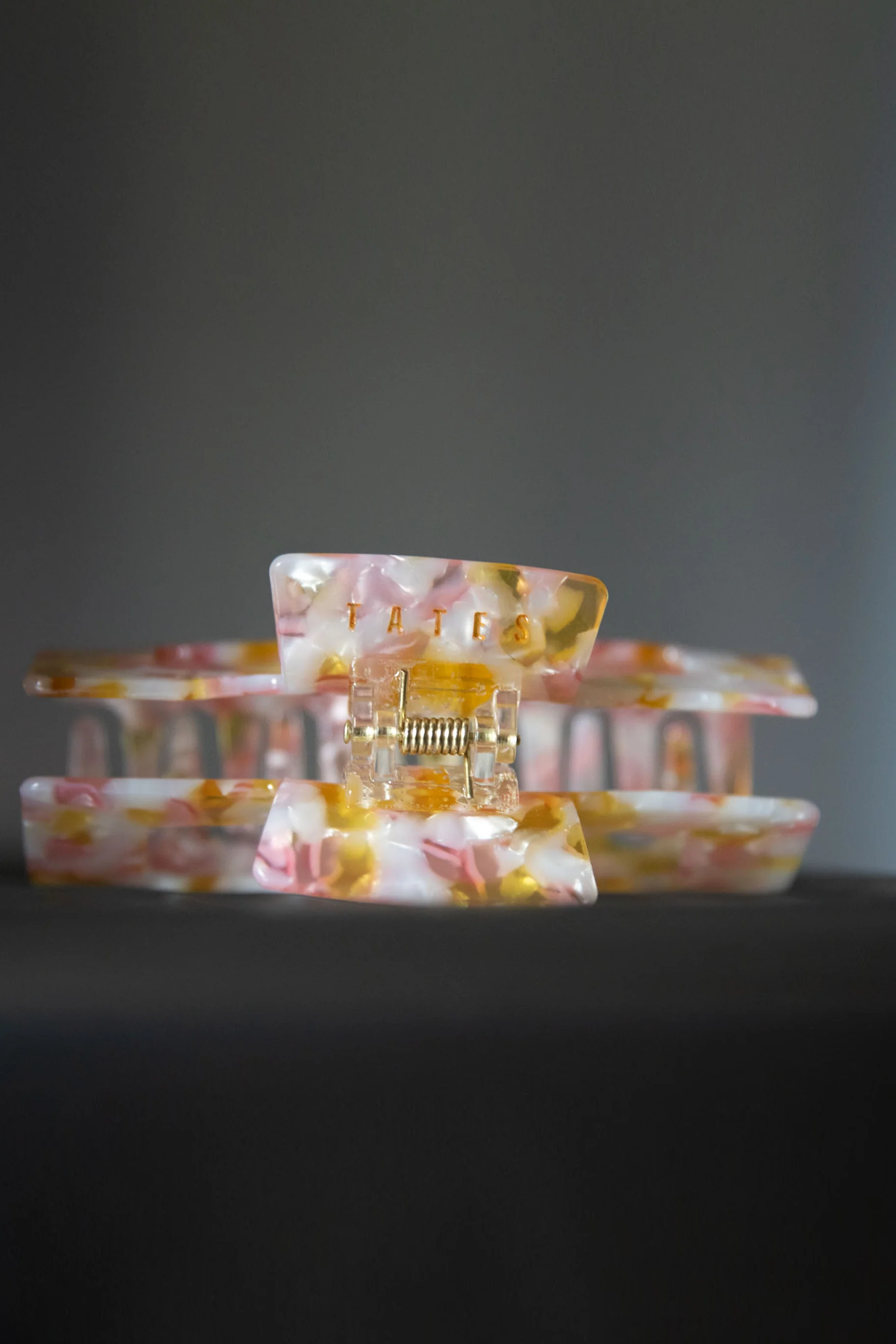 Dusty rose Haarklammer midi - Image 3