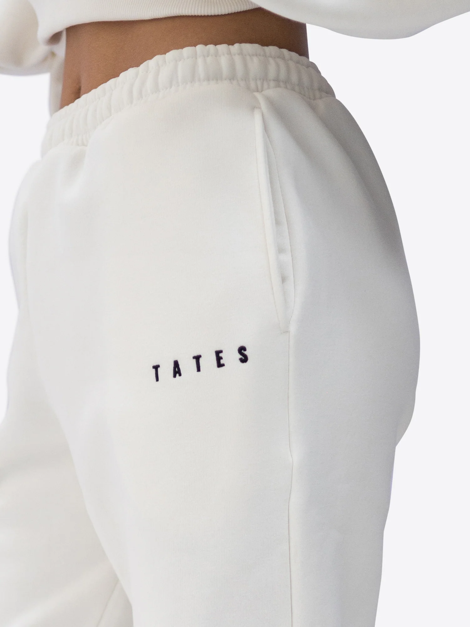 Jogginghose mit engem Bein – Off white - Image 3