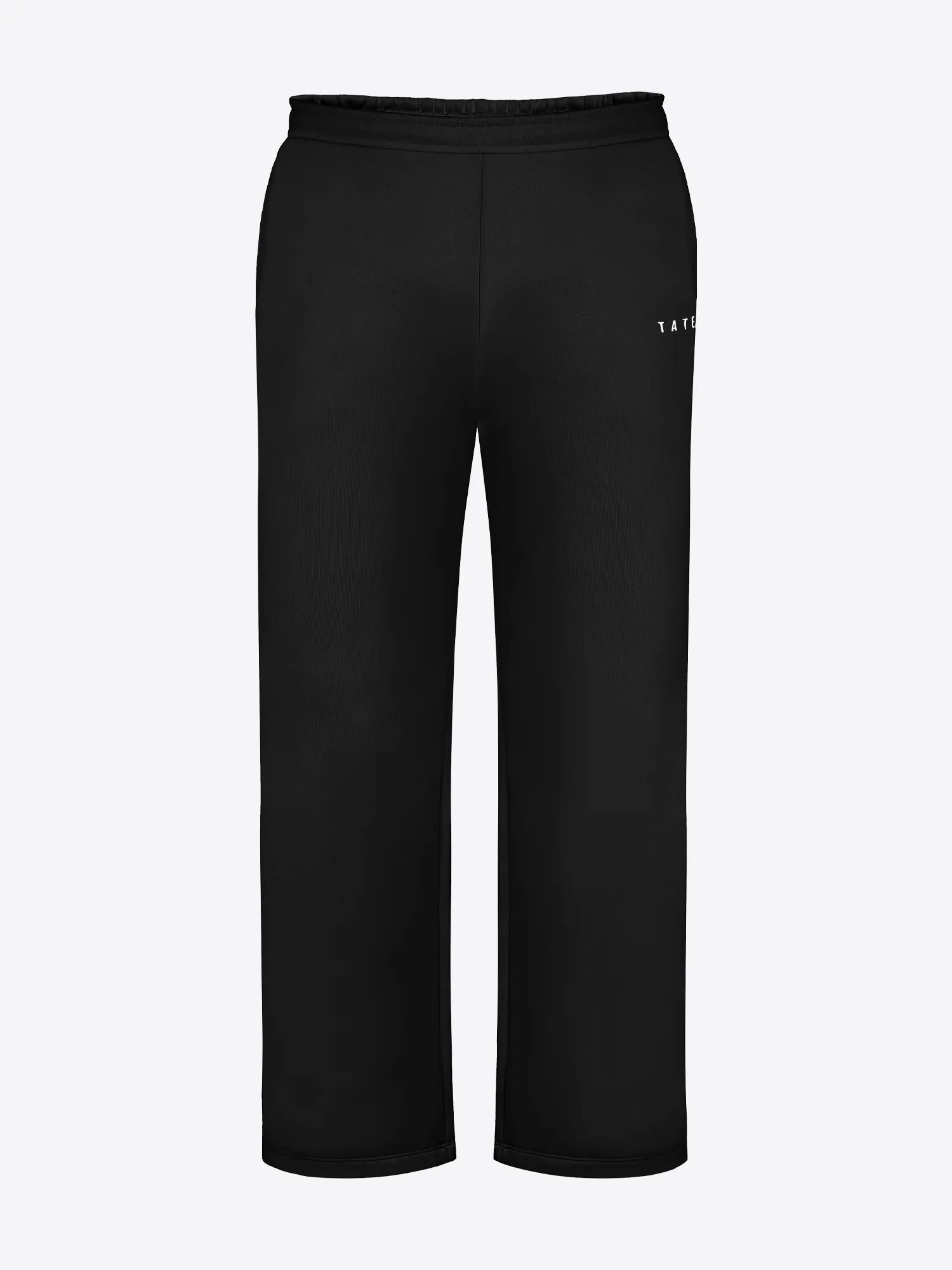 Jogginghose mit weitem Bein – Schwarz - Image 2