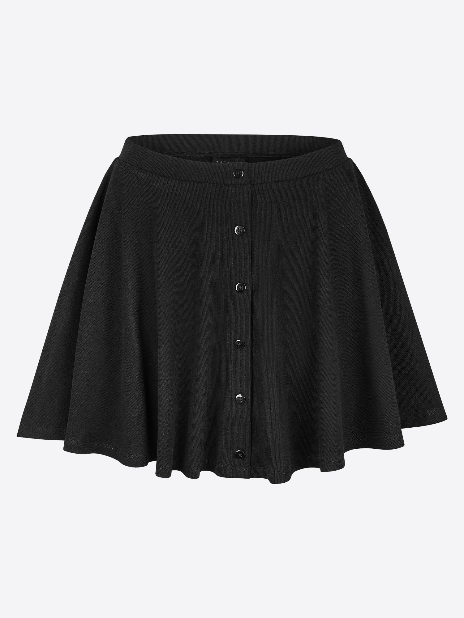 Mini Rib Skort mit Knopfleiste - Image 2