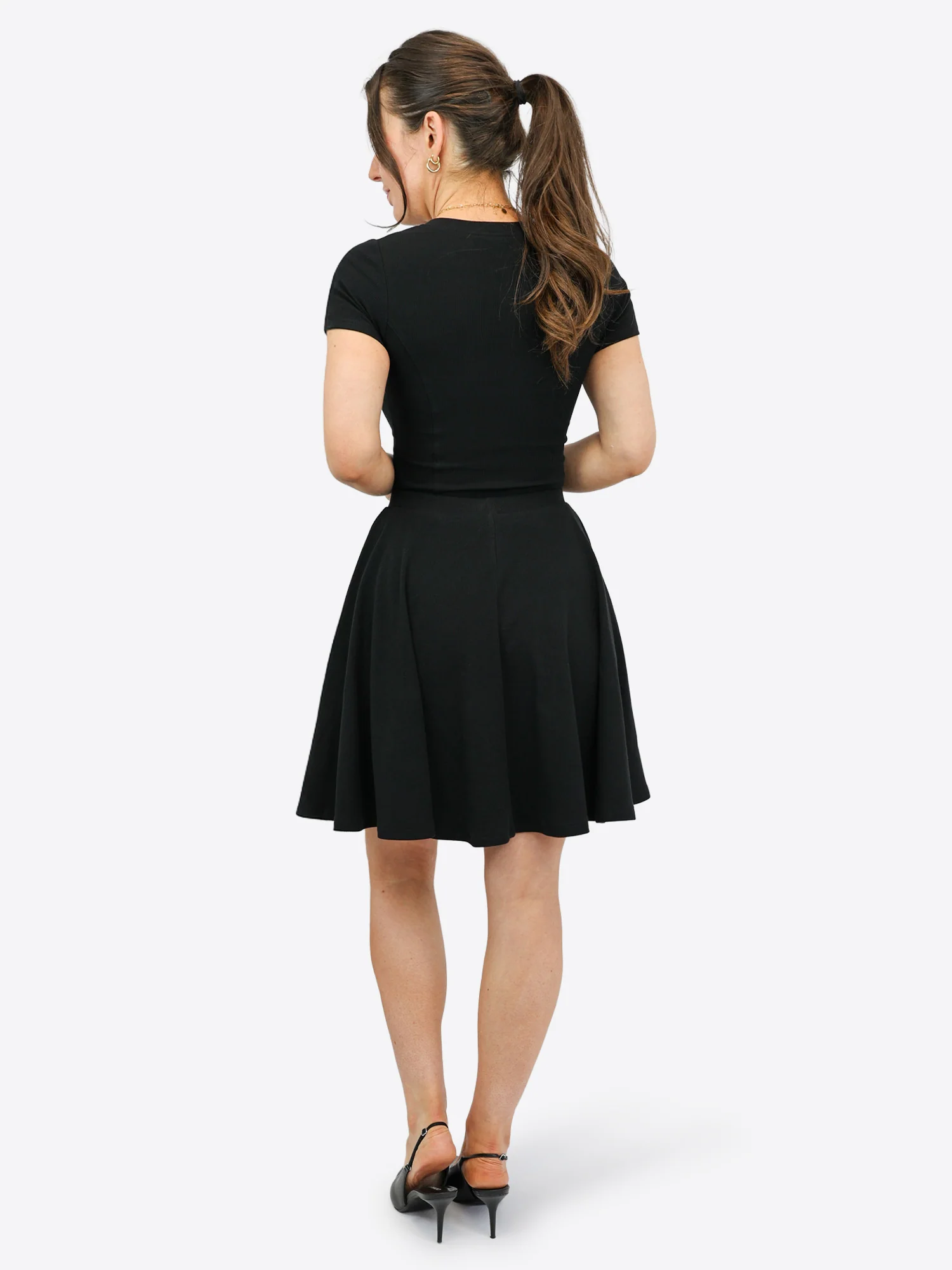 Classic Rib Skort mit Knopfleiste - Image 5