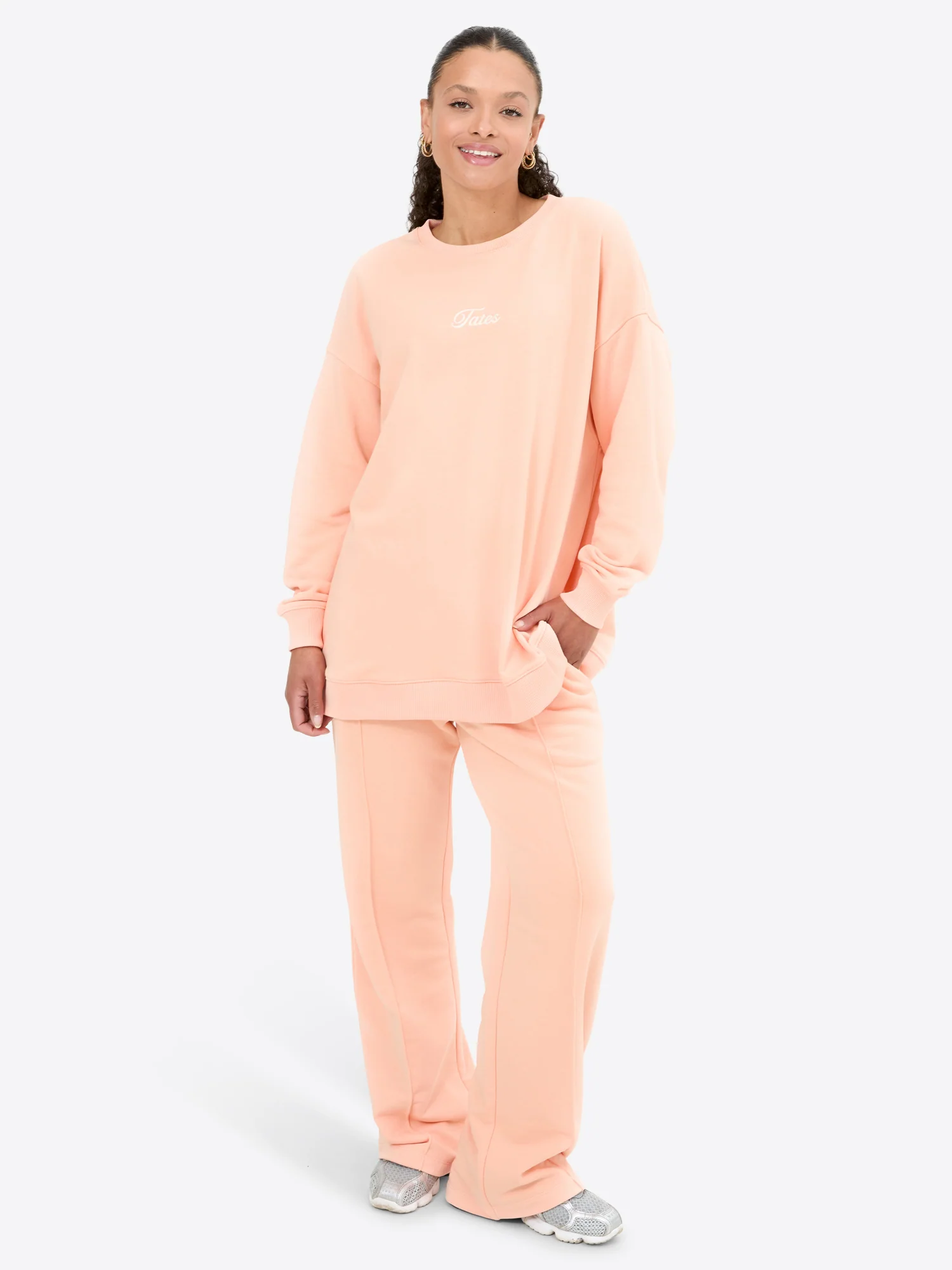 Light Jogginghose mit Biese – Peach