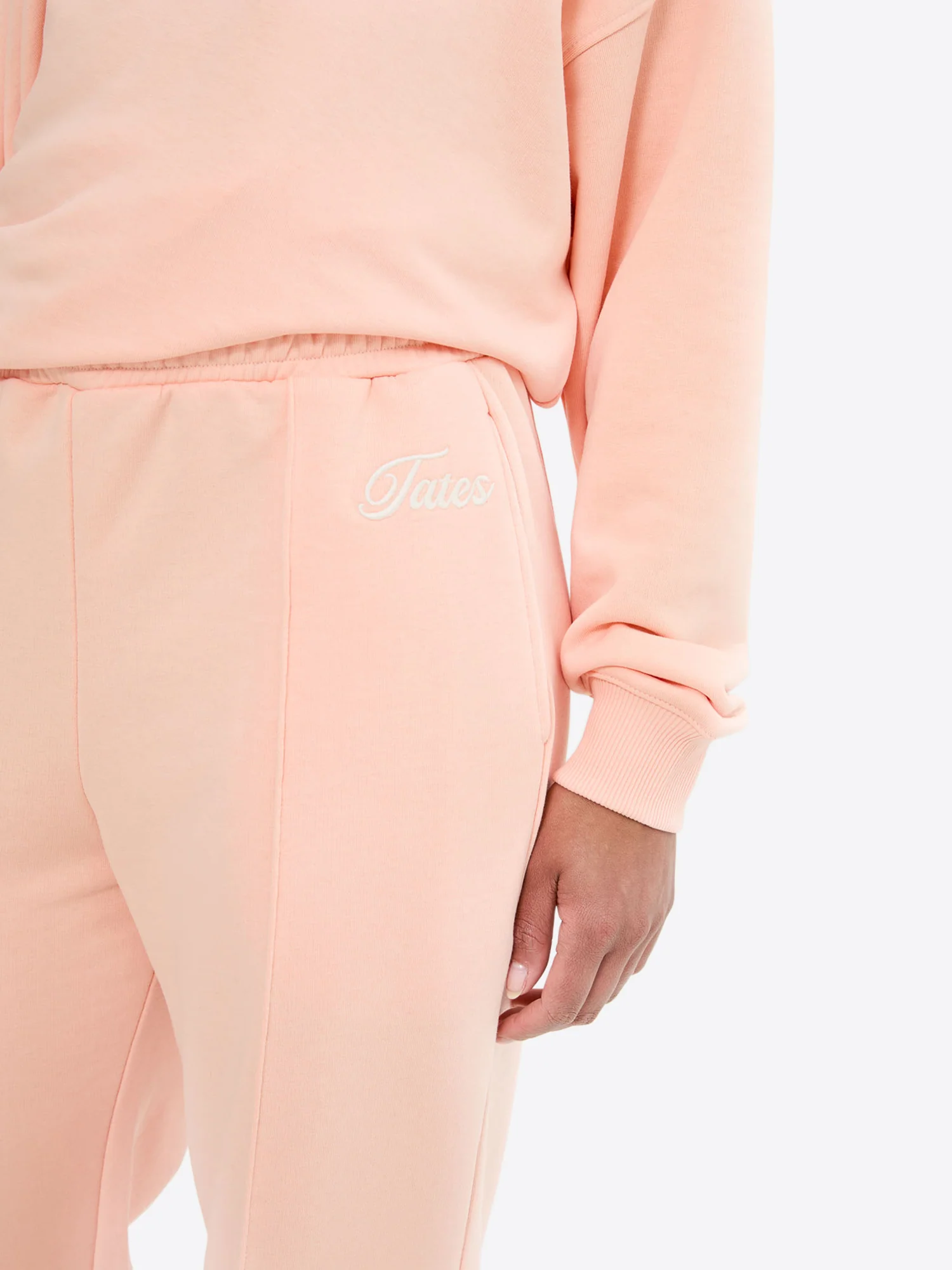Light Jogginghose mit Biese – Peach - Image 3