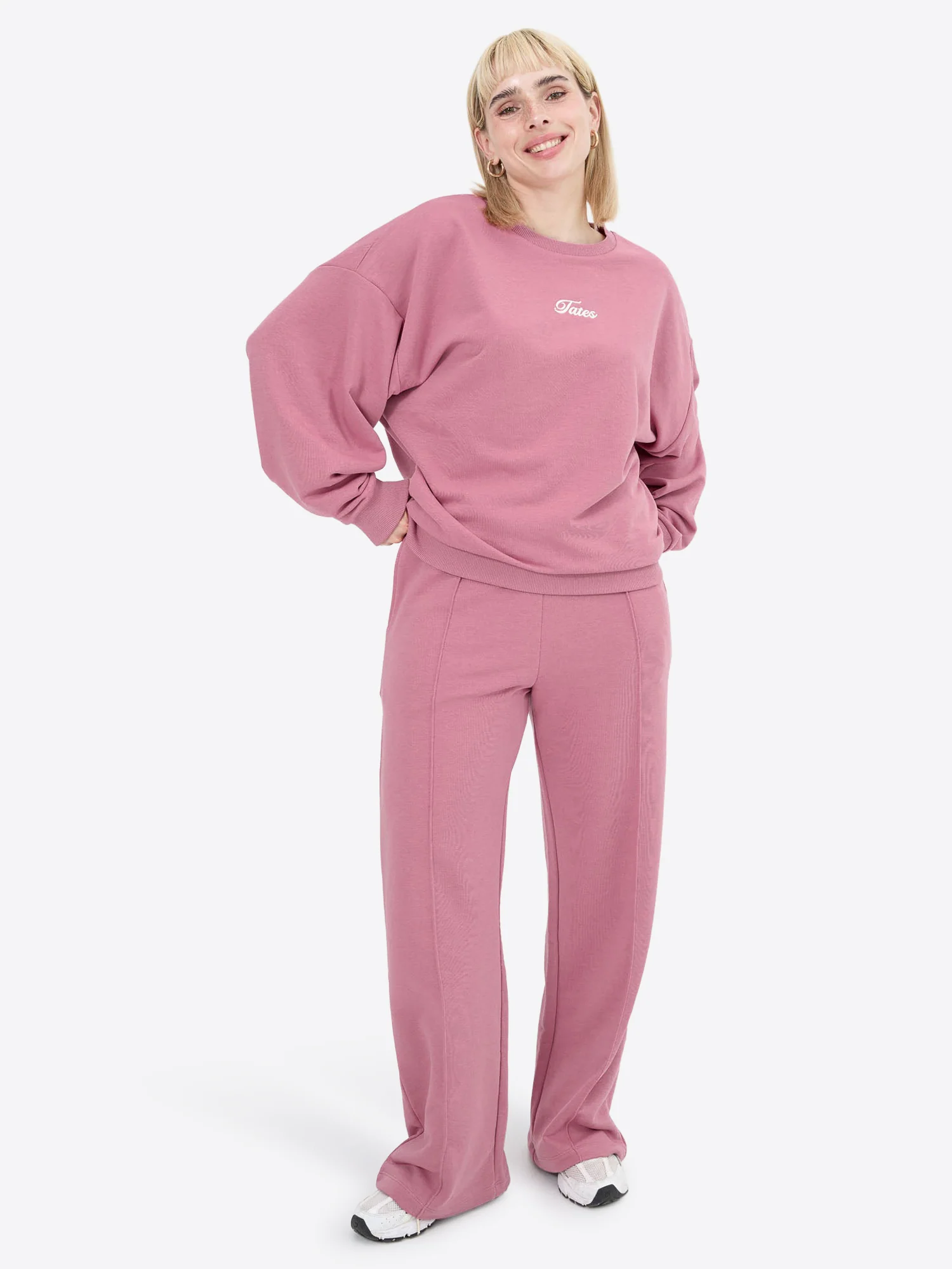 Light Jogginghose mit Biese – Rouge