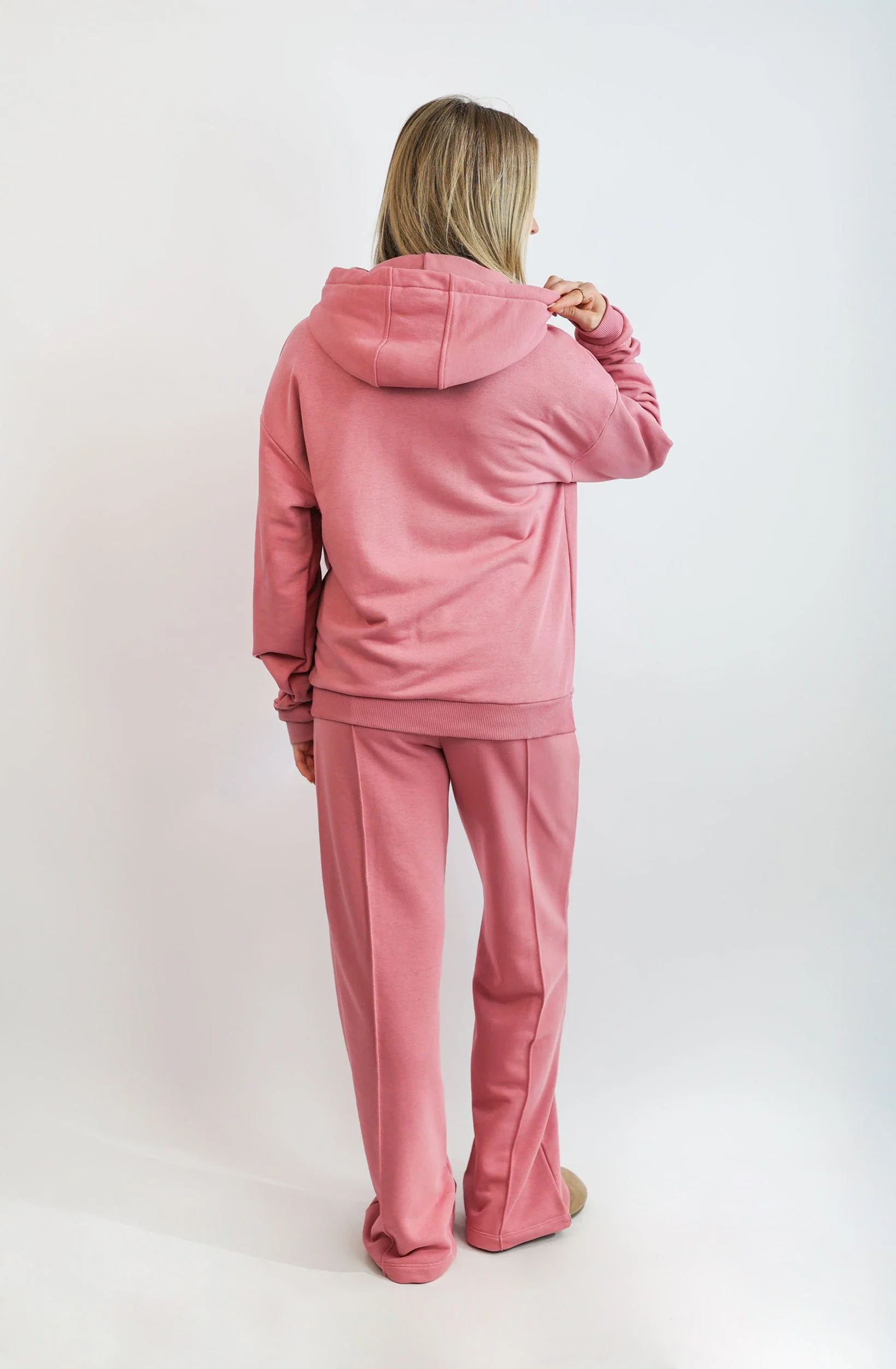 Light Regular Waistband Hoodie – Rouge - Image 4