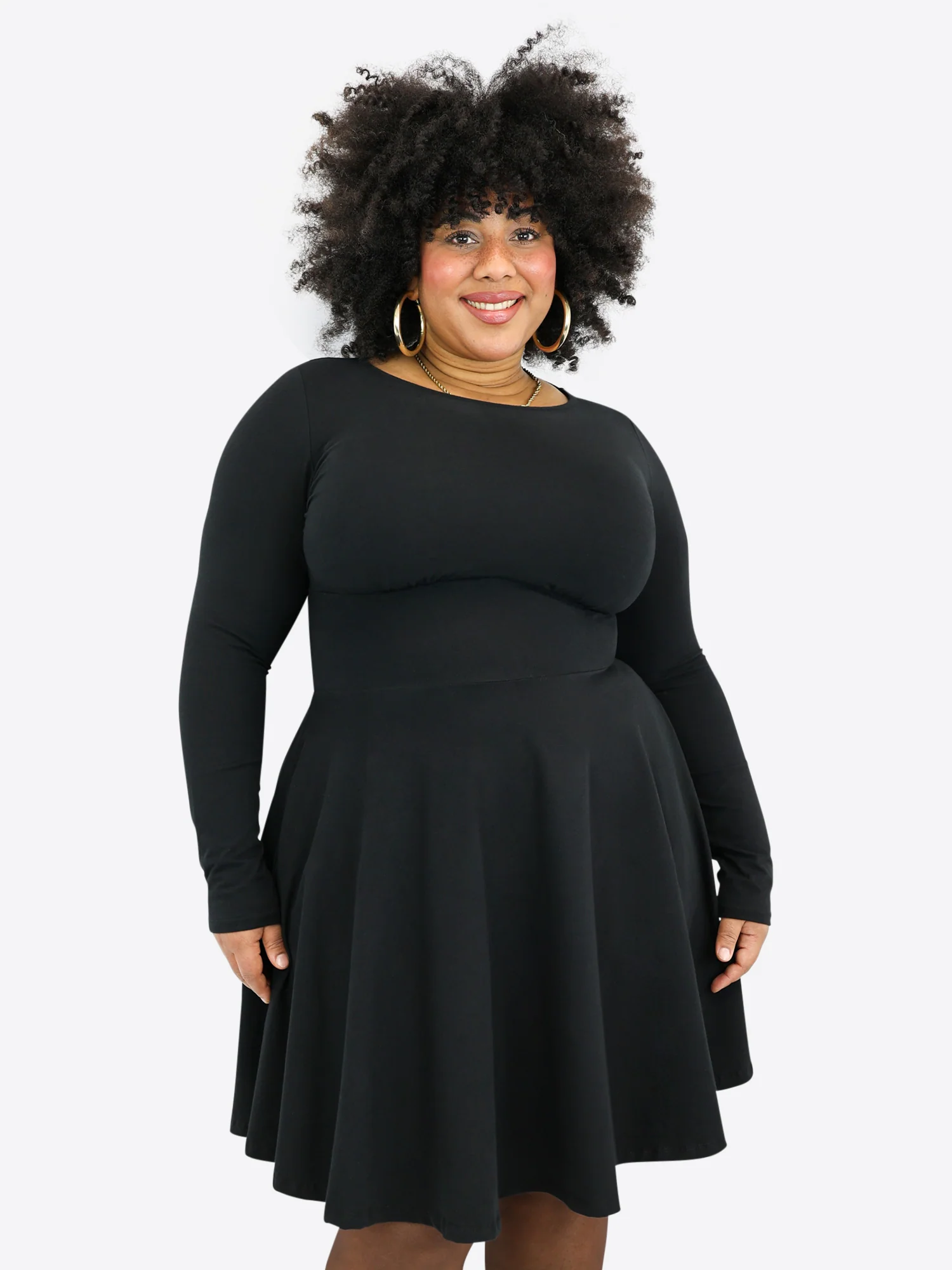 Classic Skort Kleid - Schwarz - Image 7