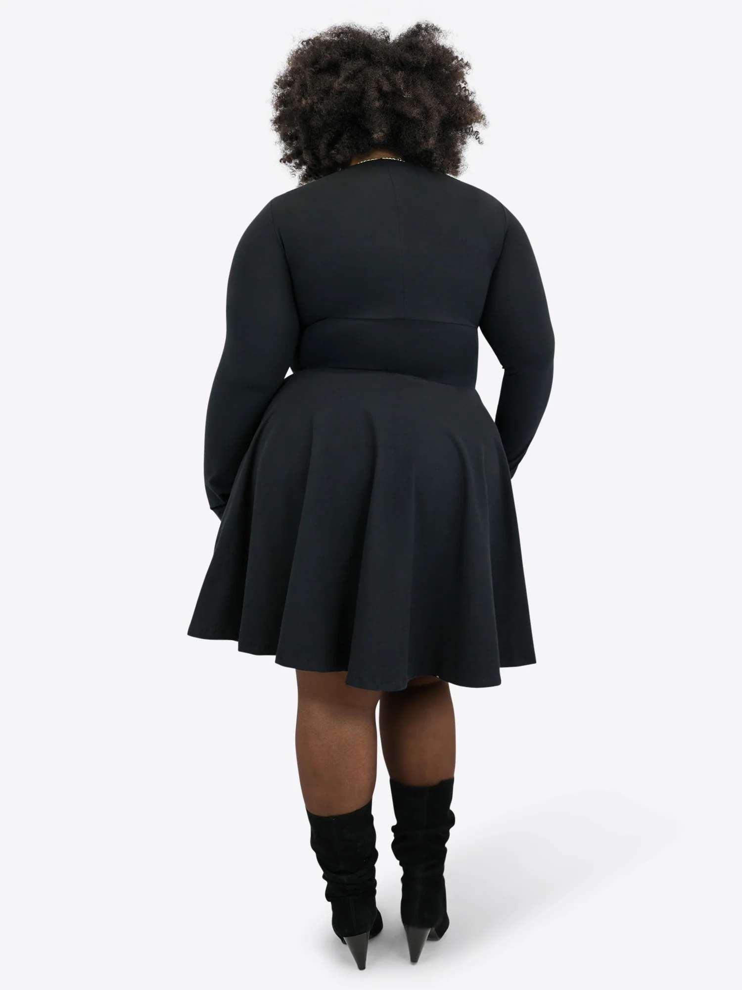 Classic Skort Kleid - Schwarz - Image 8