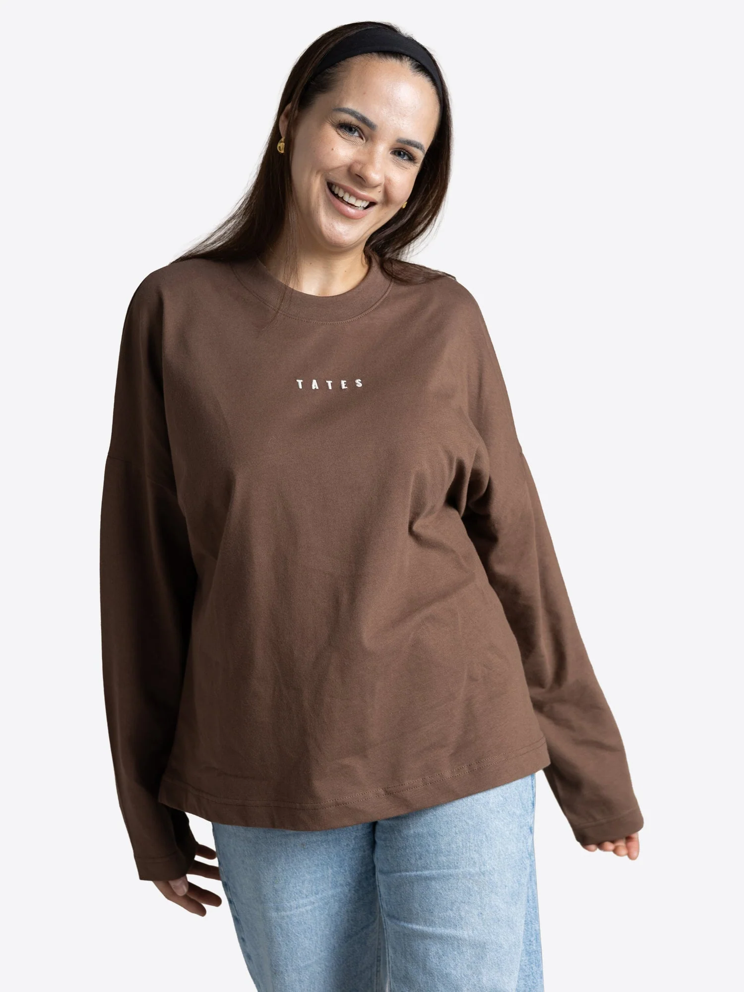 Oversized Longsleeve – Chocolate