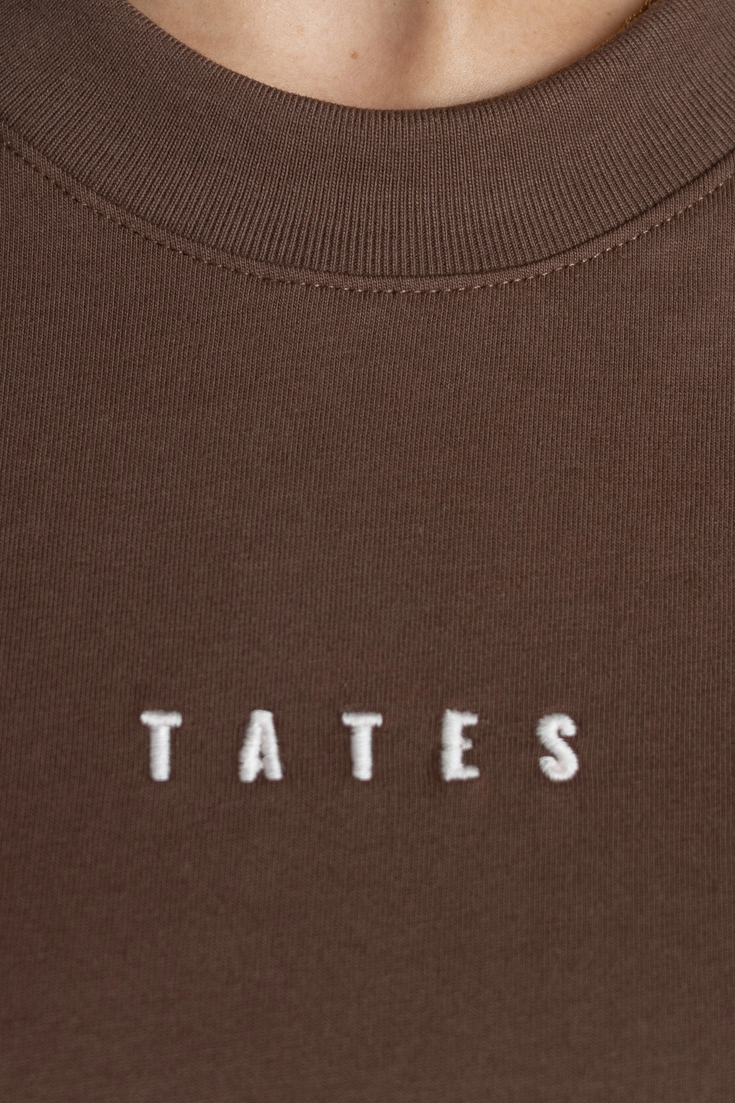 Oversized Longsleeve "Love letter" – Chocolate - Image 2