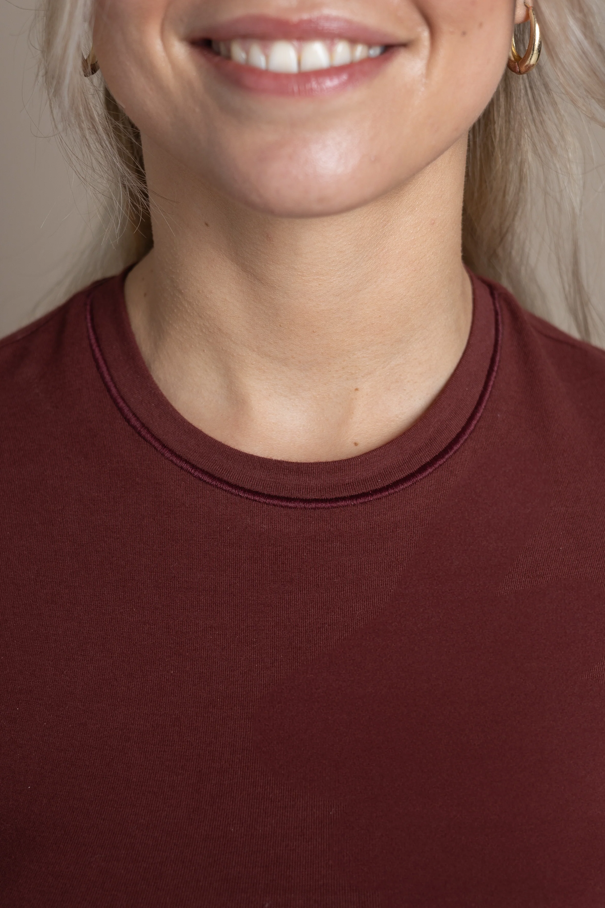Slim Longsleeve – Bordeaux - Image 3