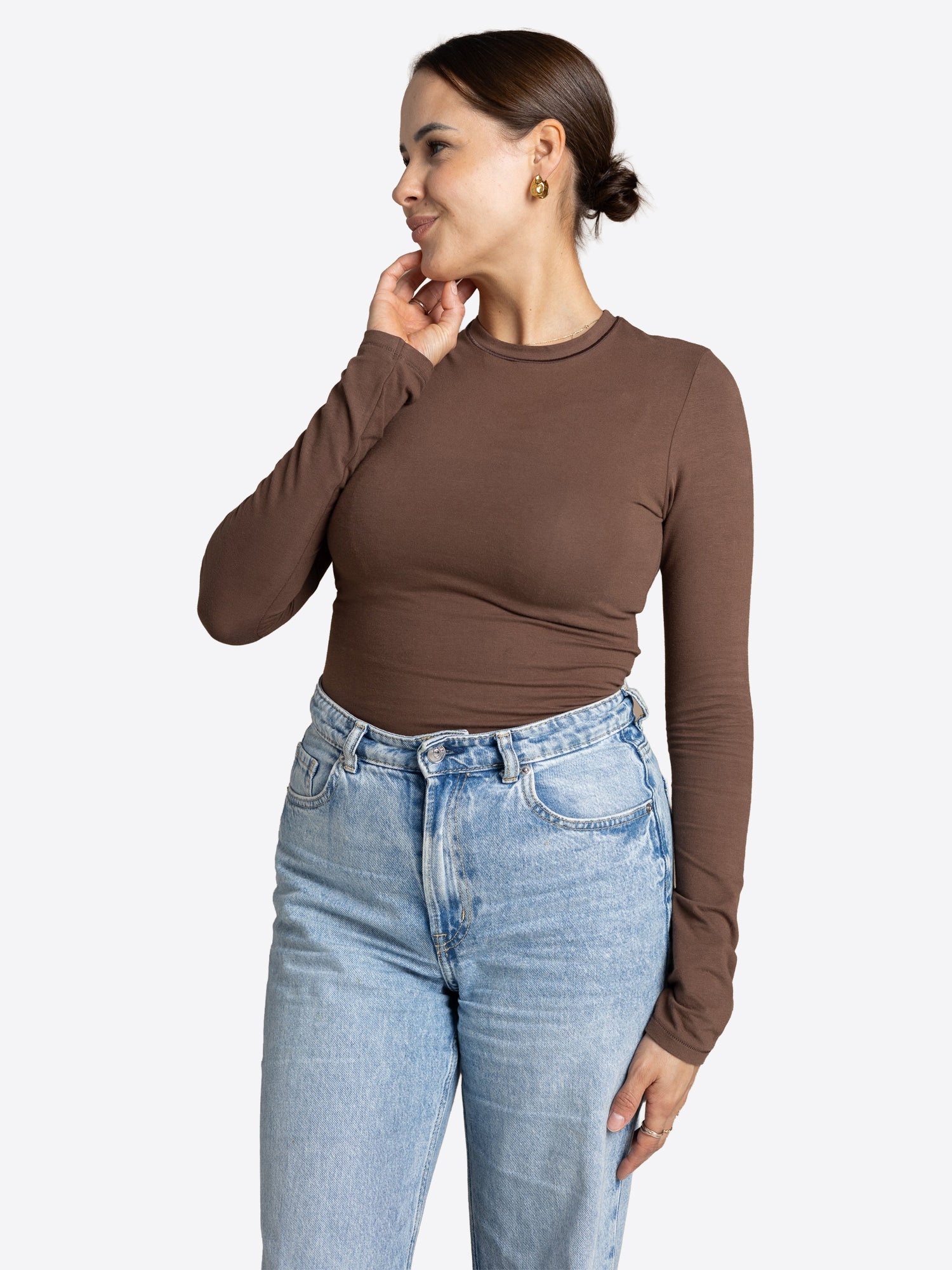 Slim Longsleeve – Chocolate