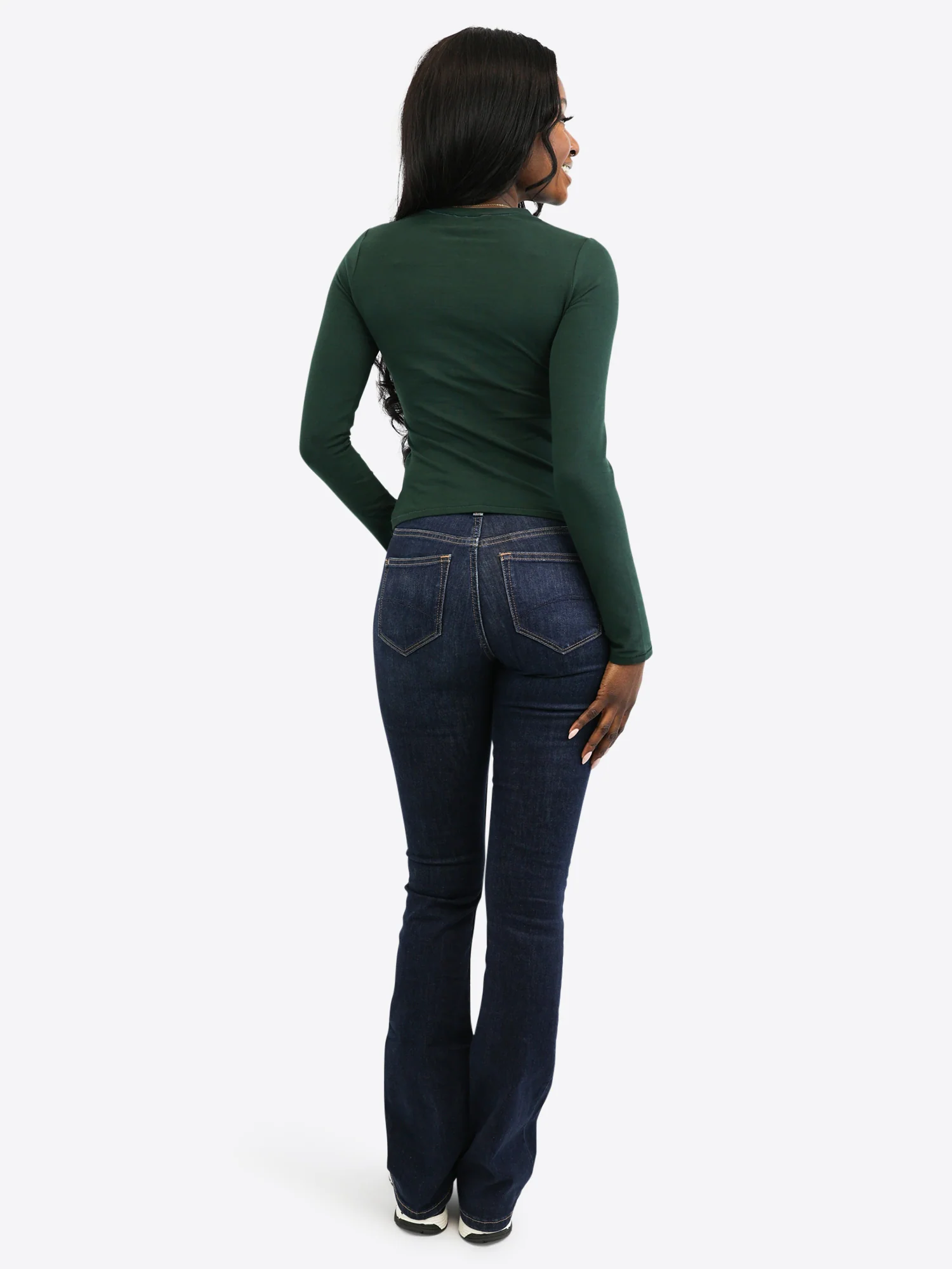 Slim Longsleeve – Pine Green - Image 4