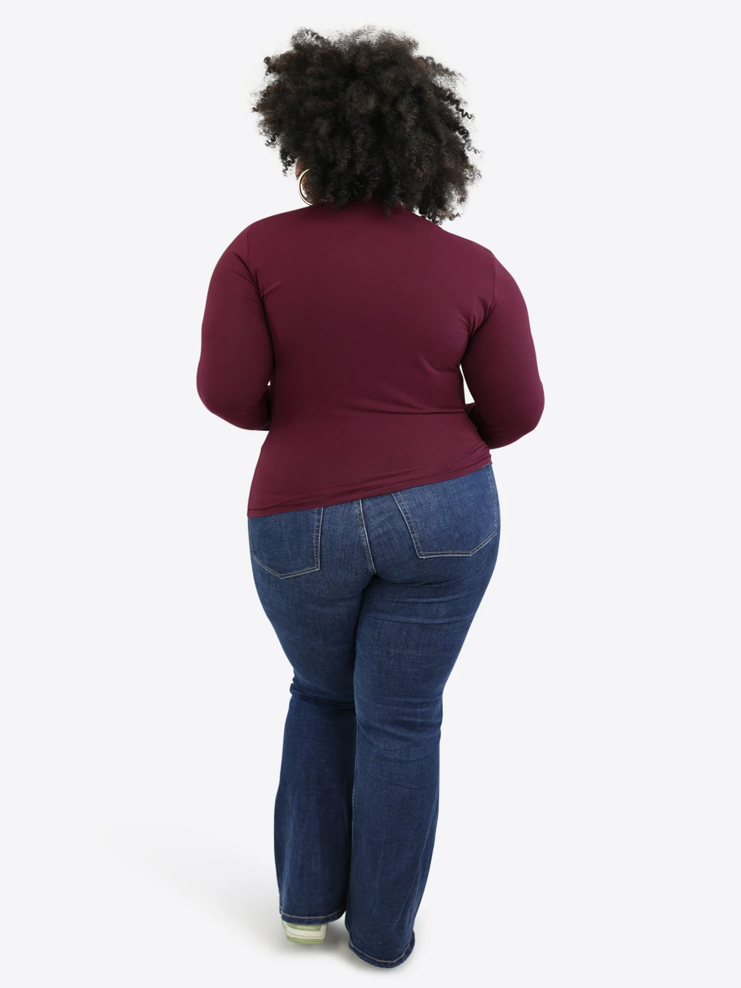Slim Longsleeve – Plum - Image 4