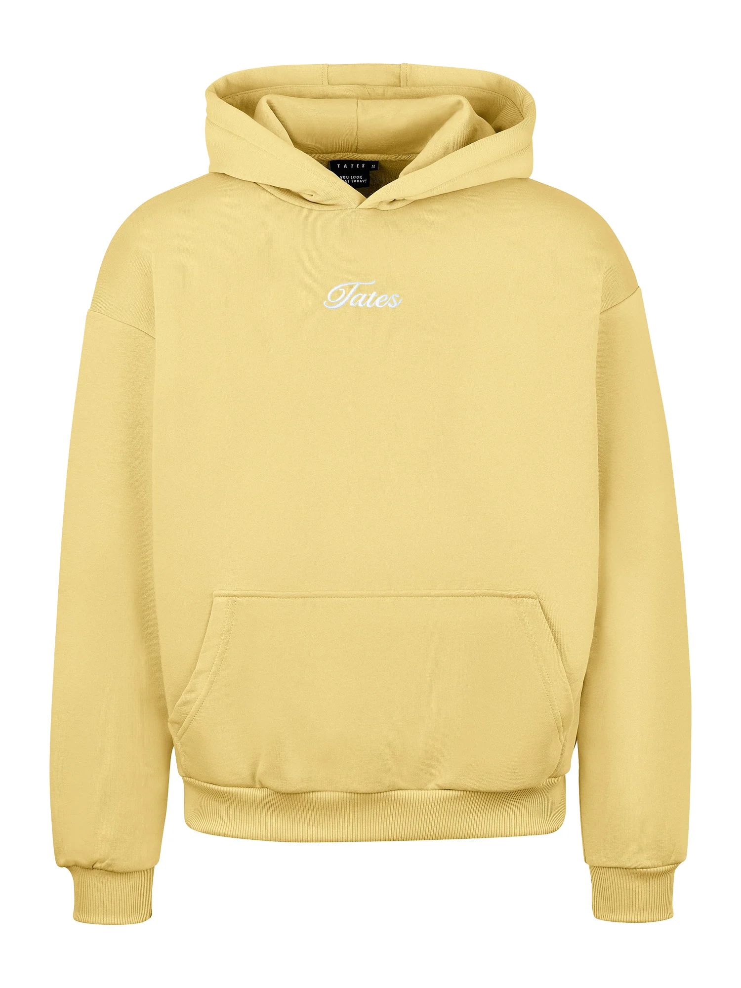 Light Wide Waistband Hoodie – Butter Yellow - Image 2