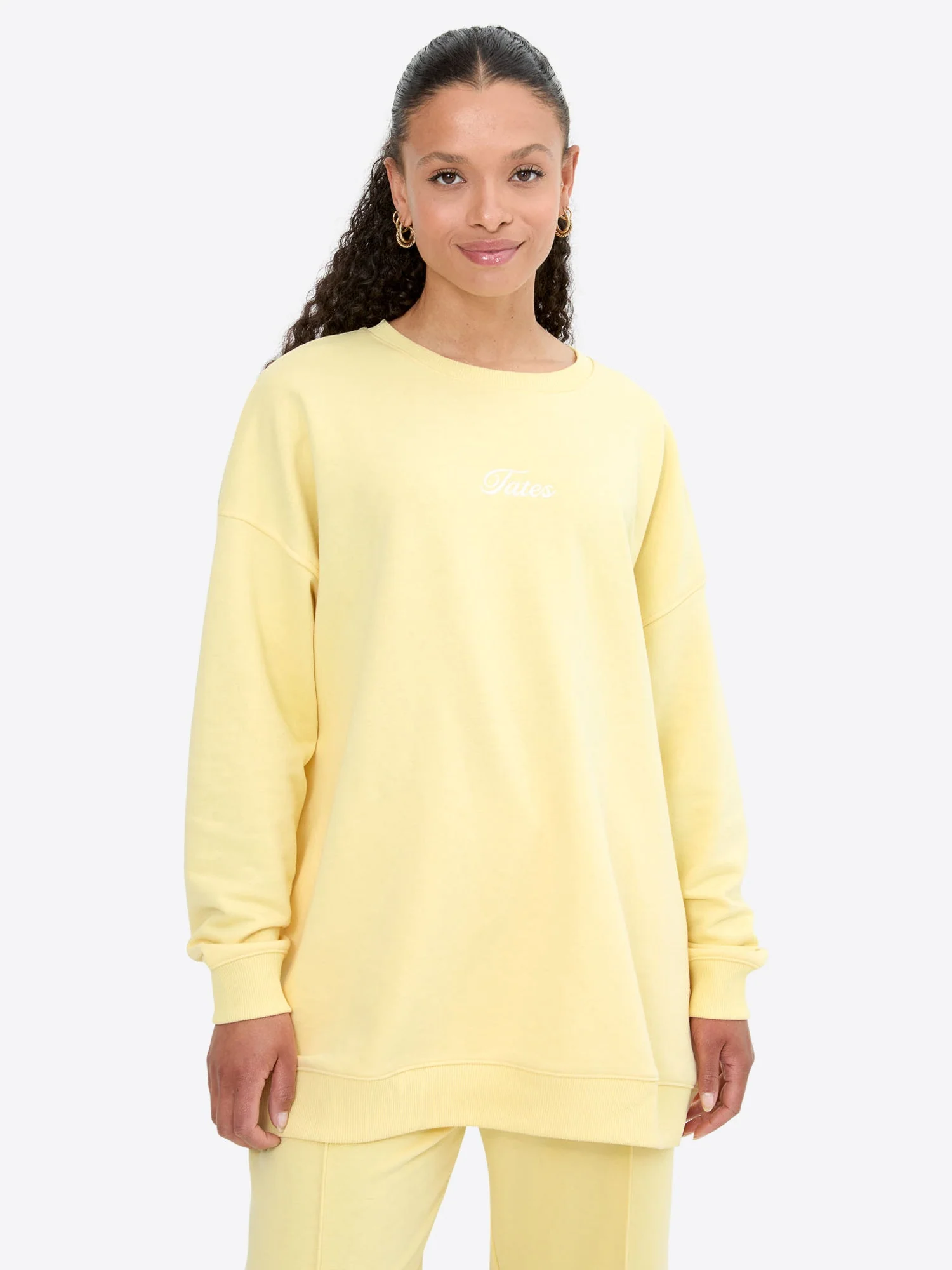Light Wide Waistband Sweater – Butter Yellow