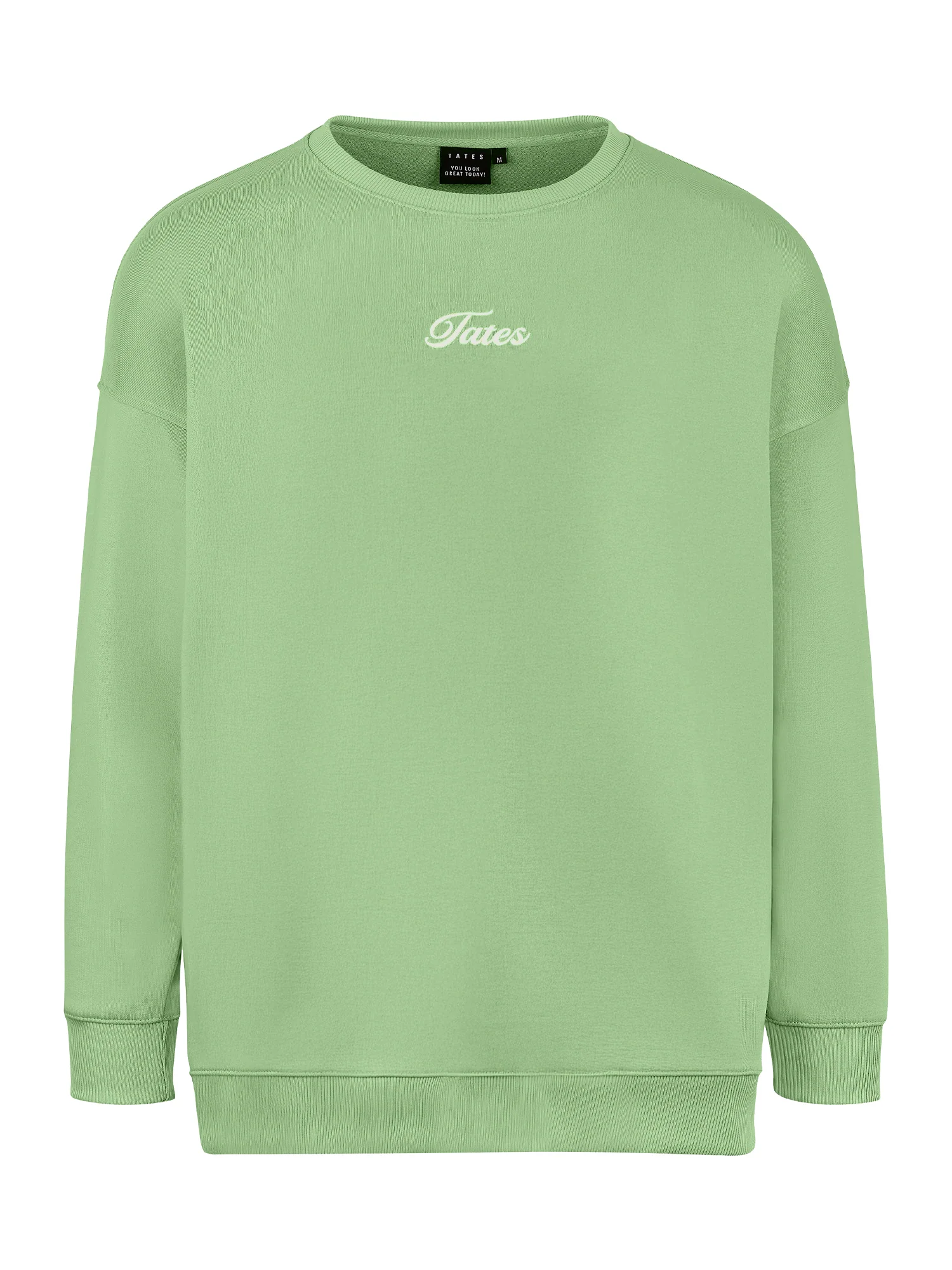 Light Wide Waistband Sweater – Matcha - Image 2