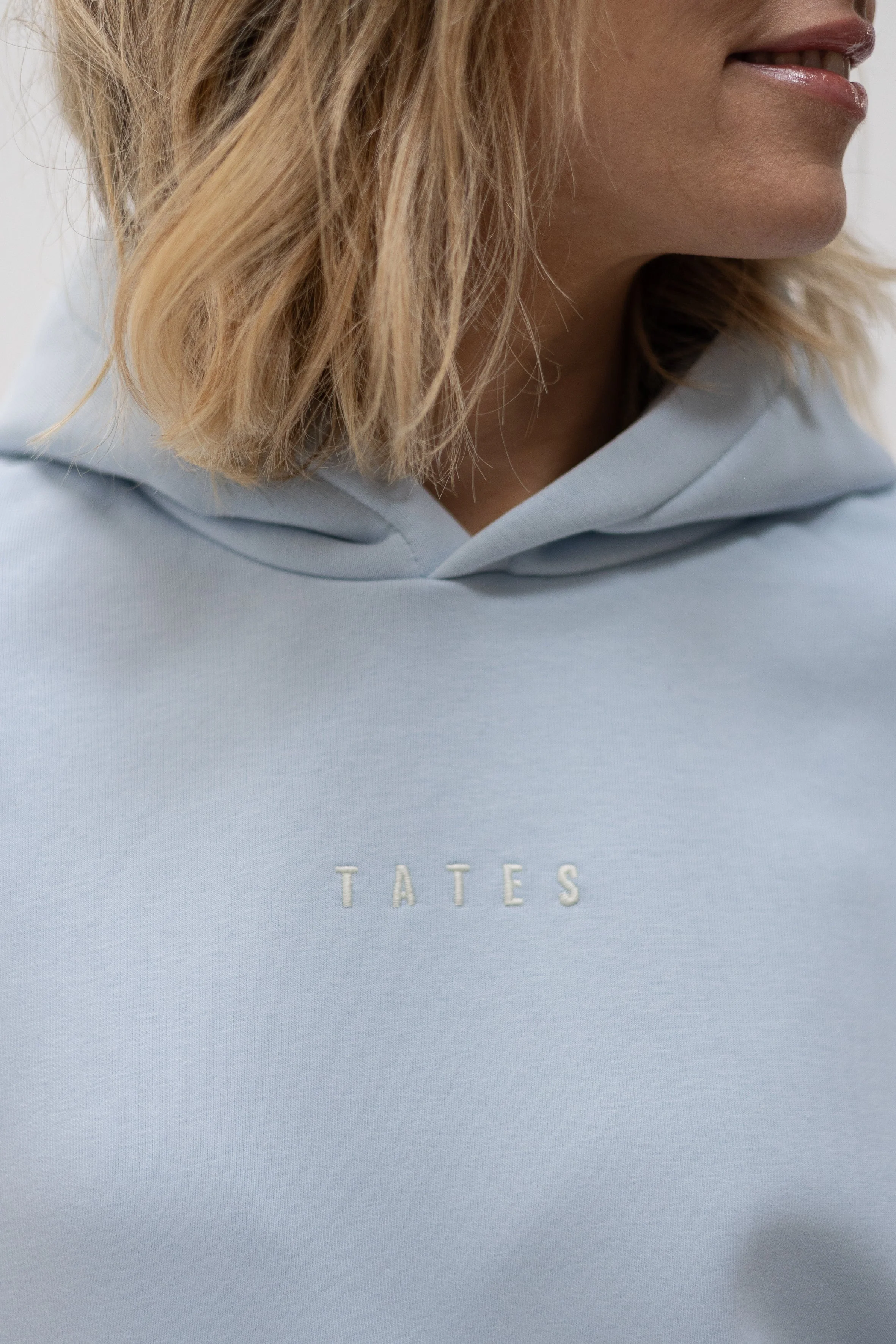 Regular Waistband Hoodie "I allow myself" – Hellblau - Image 3