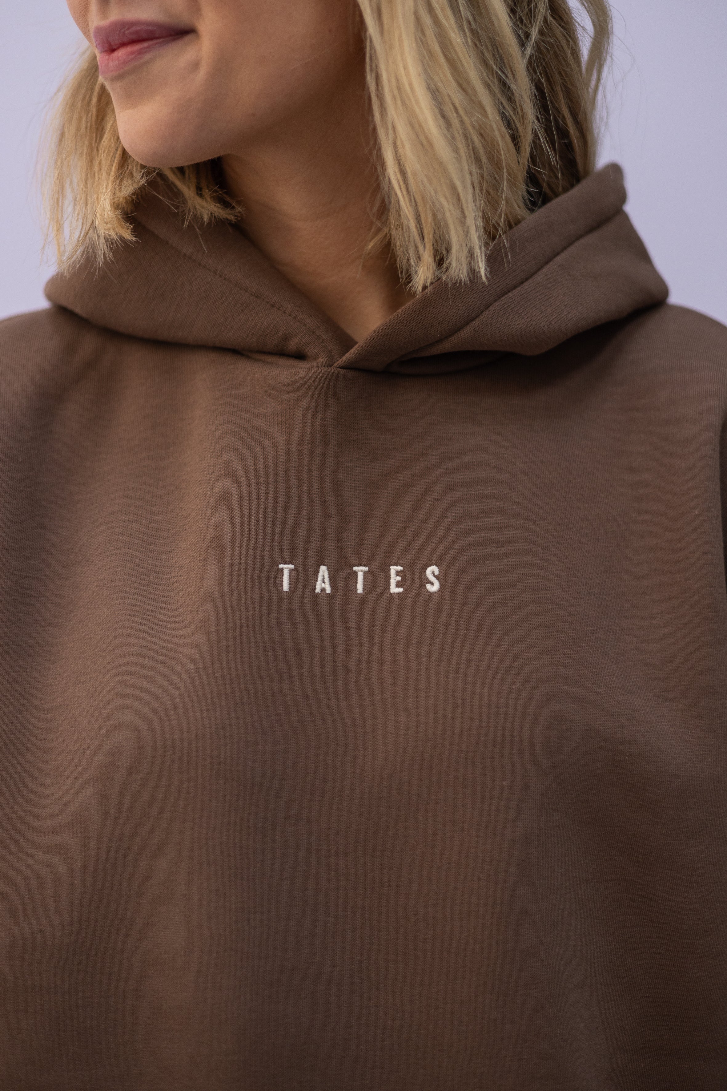 Regular Waistband Hoodie "I made you coffee" – Chocolate - Image 3
