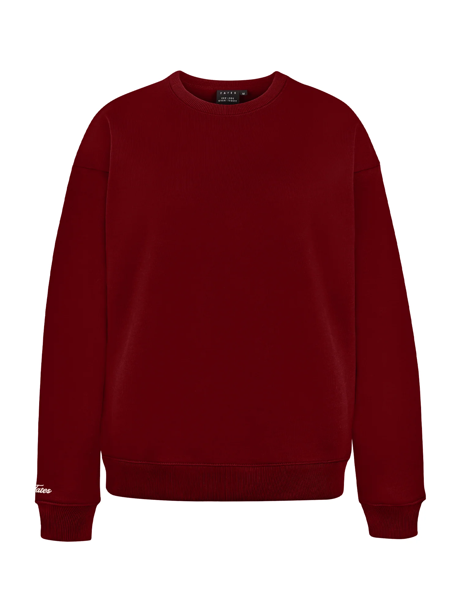 Regular Waistband Sweater – Cranberry - Image 2