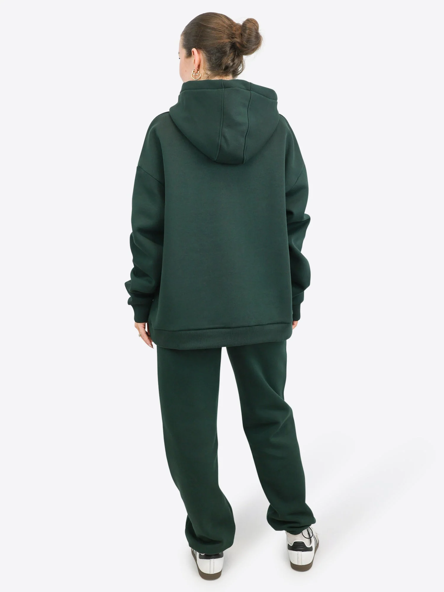 Wide Waistband Hoodie 2.0 – Pine Green - Image 4
