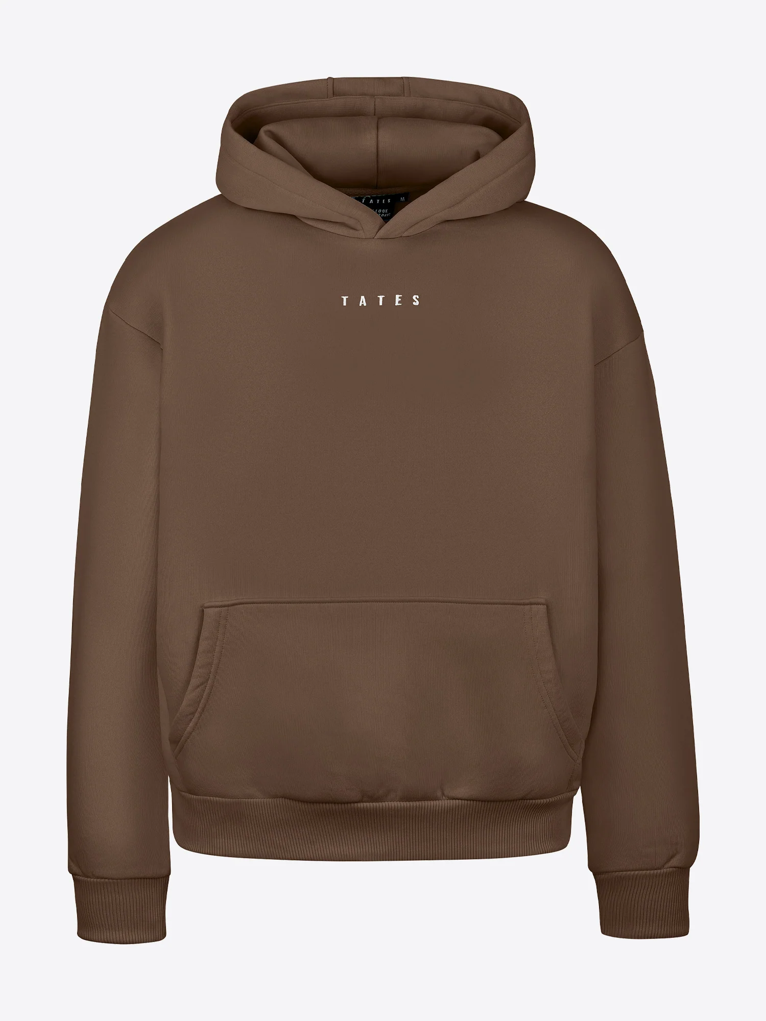 Wide Waistband Hoodie – Chocolate - Image 2